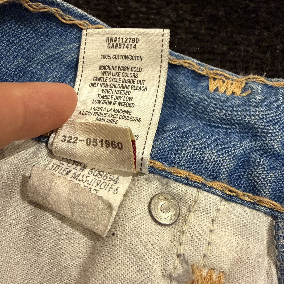 True Religion True religion usa light wash denim jeans rare Size US 33 - 10 Thumbnail