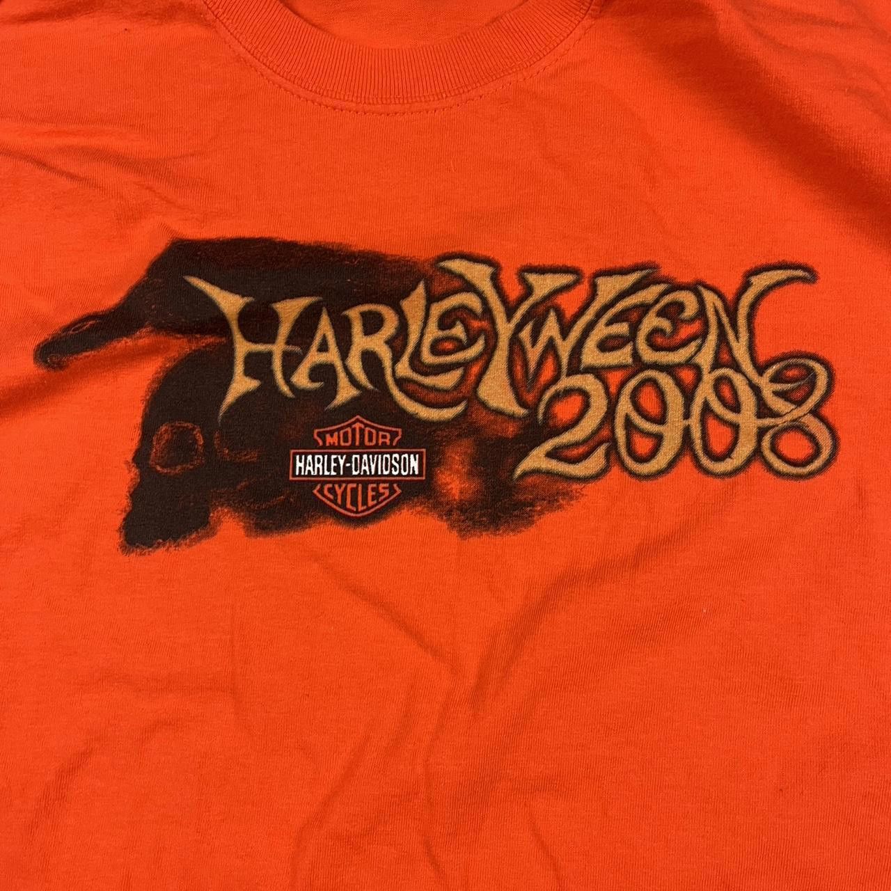 Gildan Halloween Harley Davidson long sleeve Size US L / EU 52-54 / 3 - 2 Thumbnail