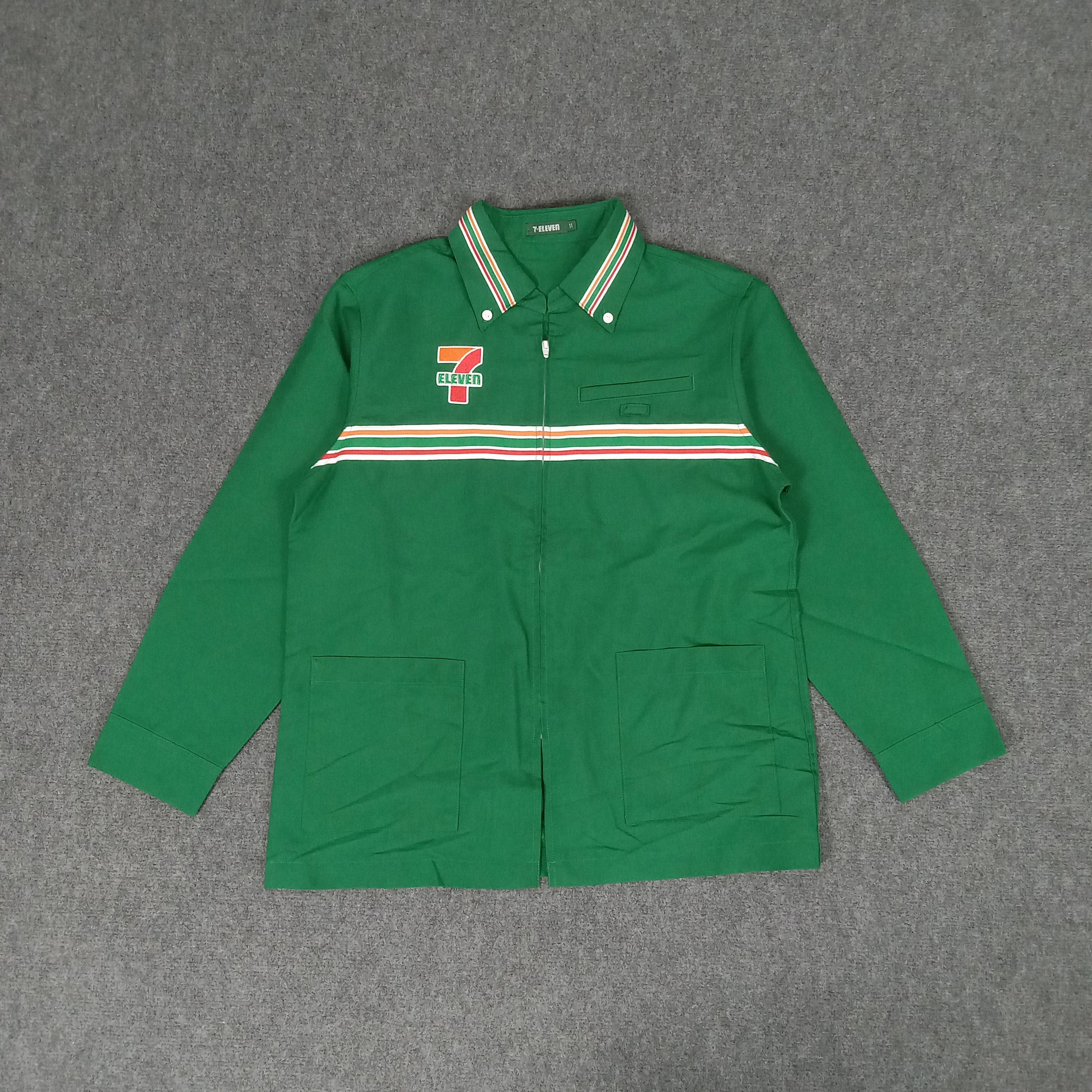 Japanese Brand × Vintage 7 Eleven Japanese Brand Worker Jacket Size US S / EU 44-46 / 1 - 3 Thumbnail