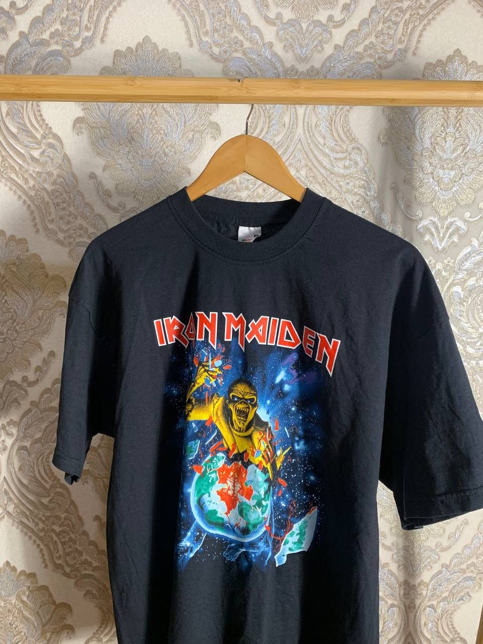 Band Tees VINTAGE IRON MAIDEN WORLD TOUR ROCK T-SHIRT ROCK METAL 90s Size US XL / EU 56 / 4 - 2 Thumbnail