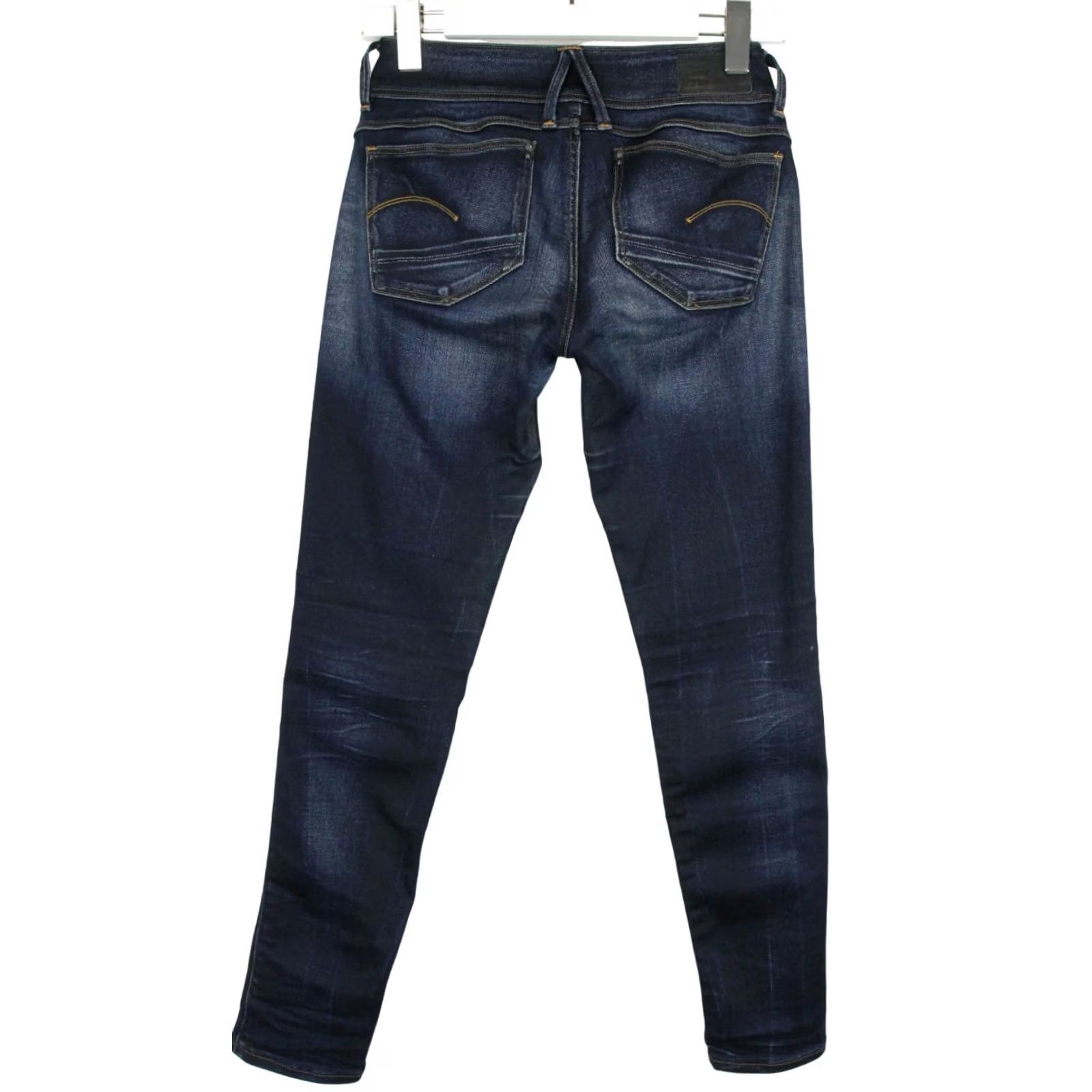 G-Star G-STAR Lynn Mid Skinny Jeans Women's W27/L30 Stretch Zip Fly Faded Whiskers Size 27" / US 4 / IT 40 - 2 Thumbnail