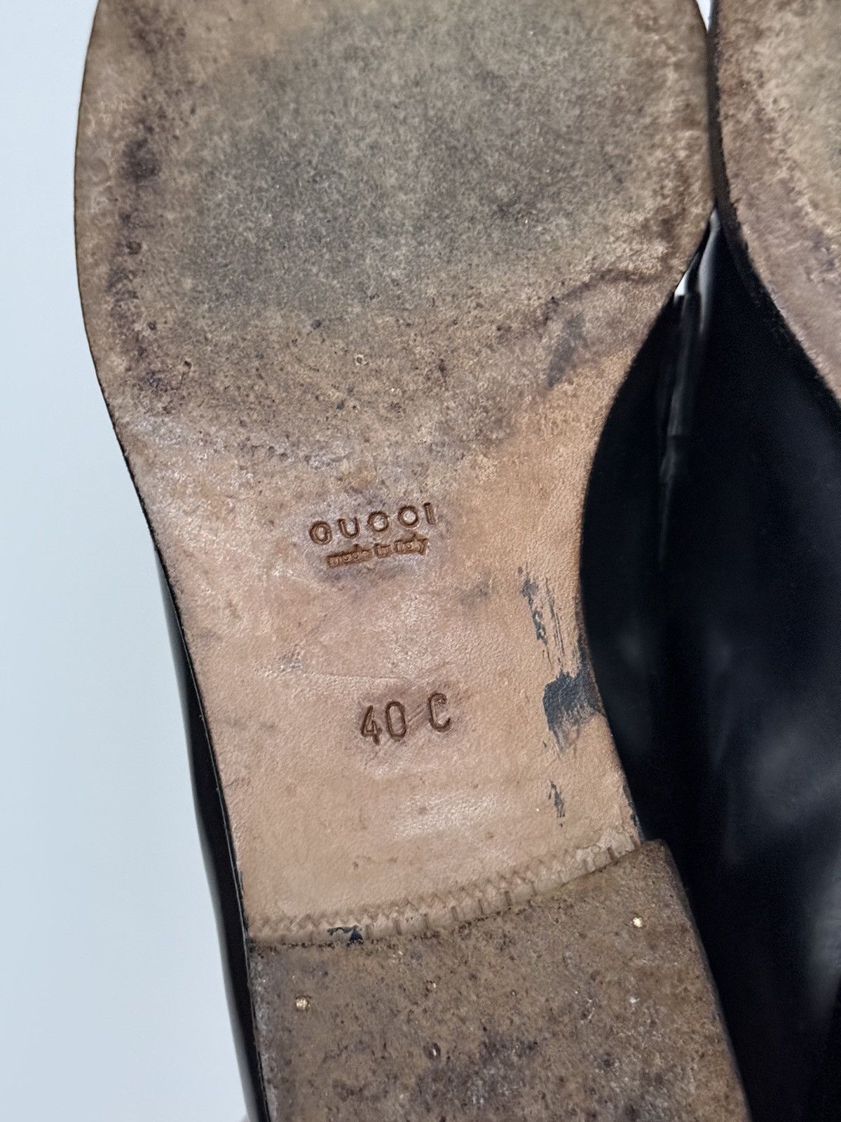 Gucci Gucci Leather Monogram GG Black Horsebit Loafers Size US 9 / EU 42 - 10 Thumbnail