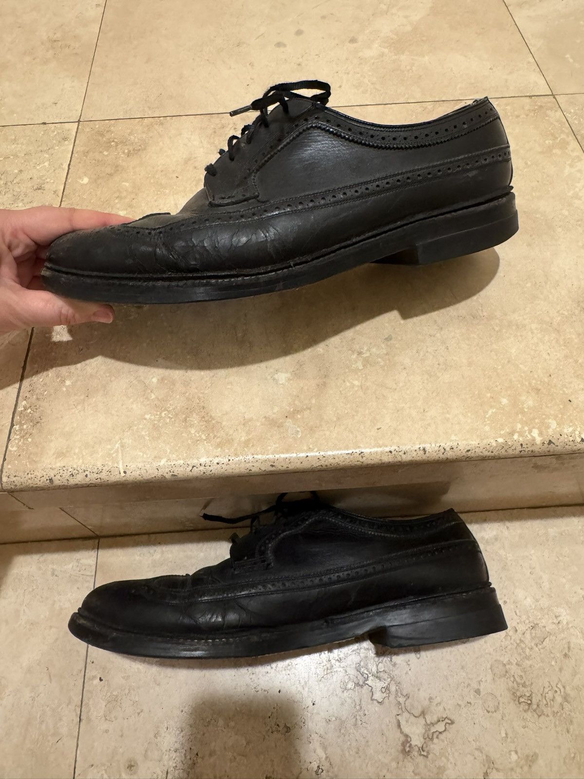 Florsheim Vintage Florsheim dress shoes Size US 12 / EU 45 - 3 Thumbnail
