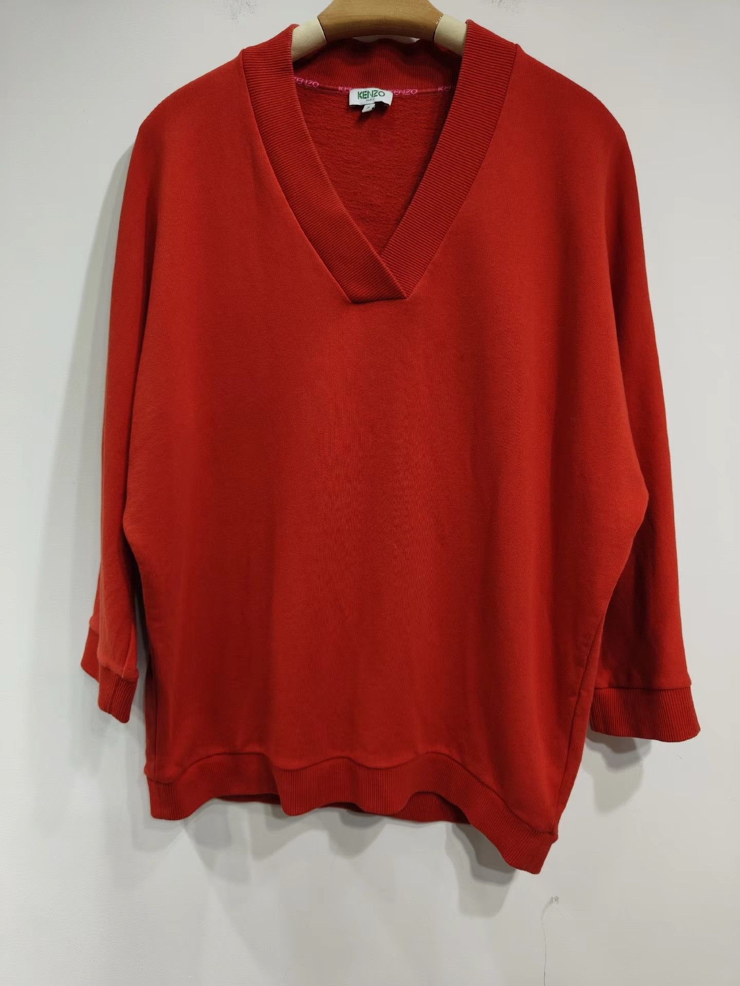 Kenzo KENZO Men's Red Short Sleeve Top K29 Size US S / EU 44-46 / 1 - 1 Thumbnail