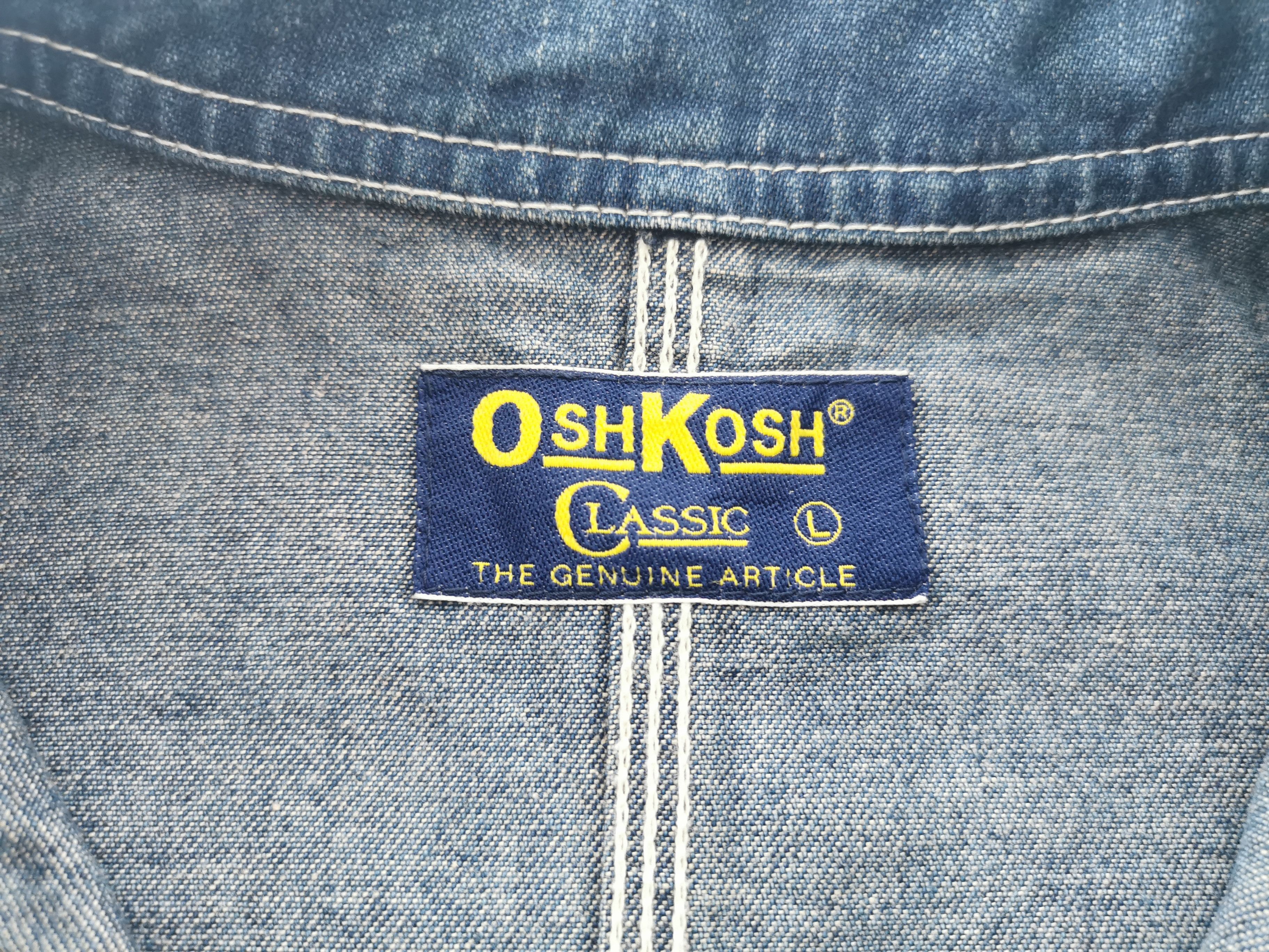 Oshkosh Vintage 90s Oshkosh Denim Jeans Jacket Size L Size US L / EU 52-54 / 3 - 5 Thumbnail