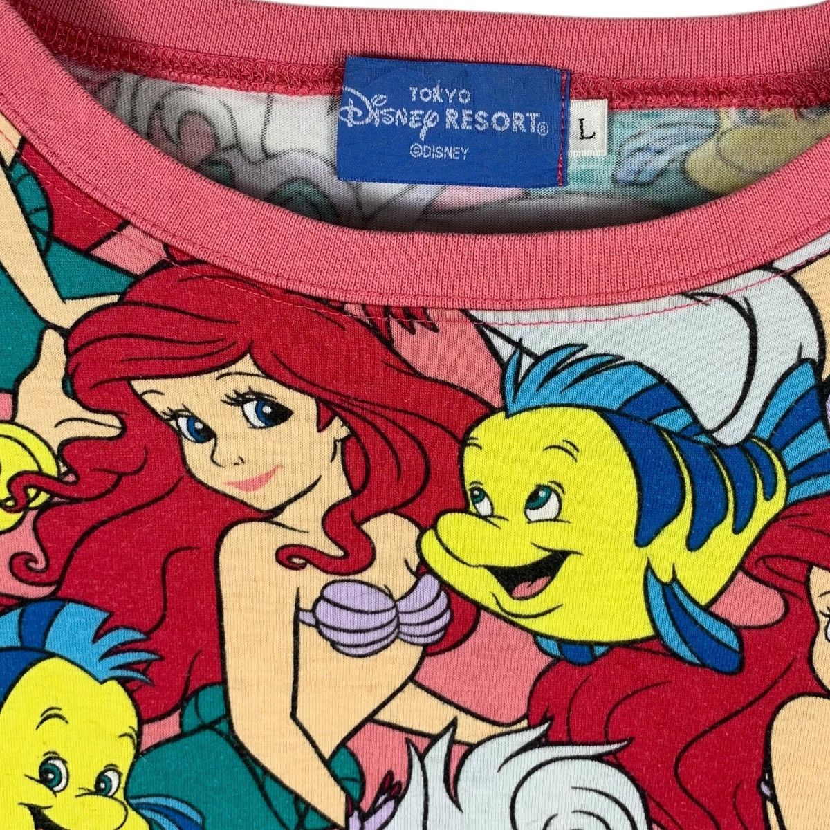 Disney Vintage DISNEY THE LITTLE MERMAID Tokyo Resort Tee Shirt Size L / US 10 / IT 46 - 4 Thumbnail