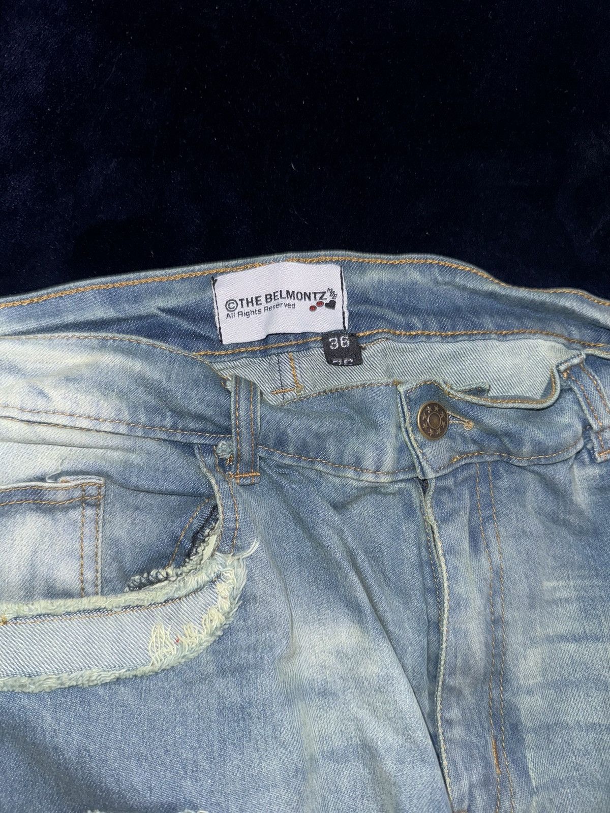 Other Belmontz MOB Patch Denim Distressed Size US 36 / EU 52 - 8 Thumbnail