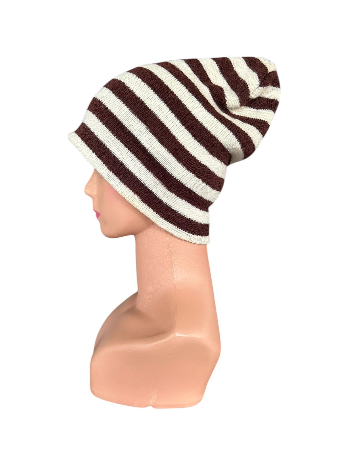 Japanese Brand × Kapital × Vintage Stripe Japanese Style Beanie Hats Size ONE SIZE - 2 Thumbnail