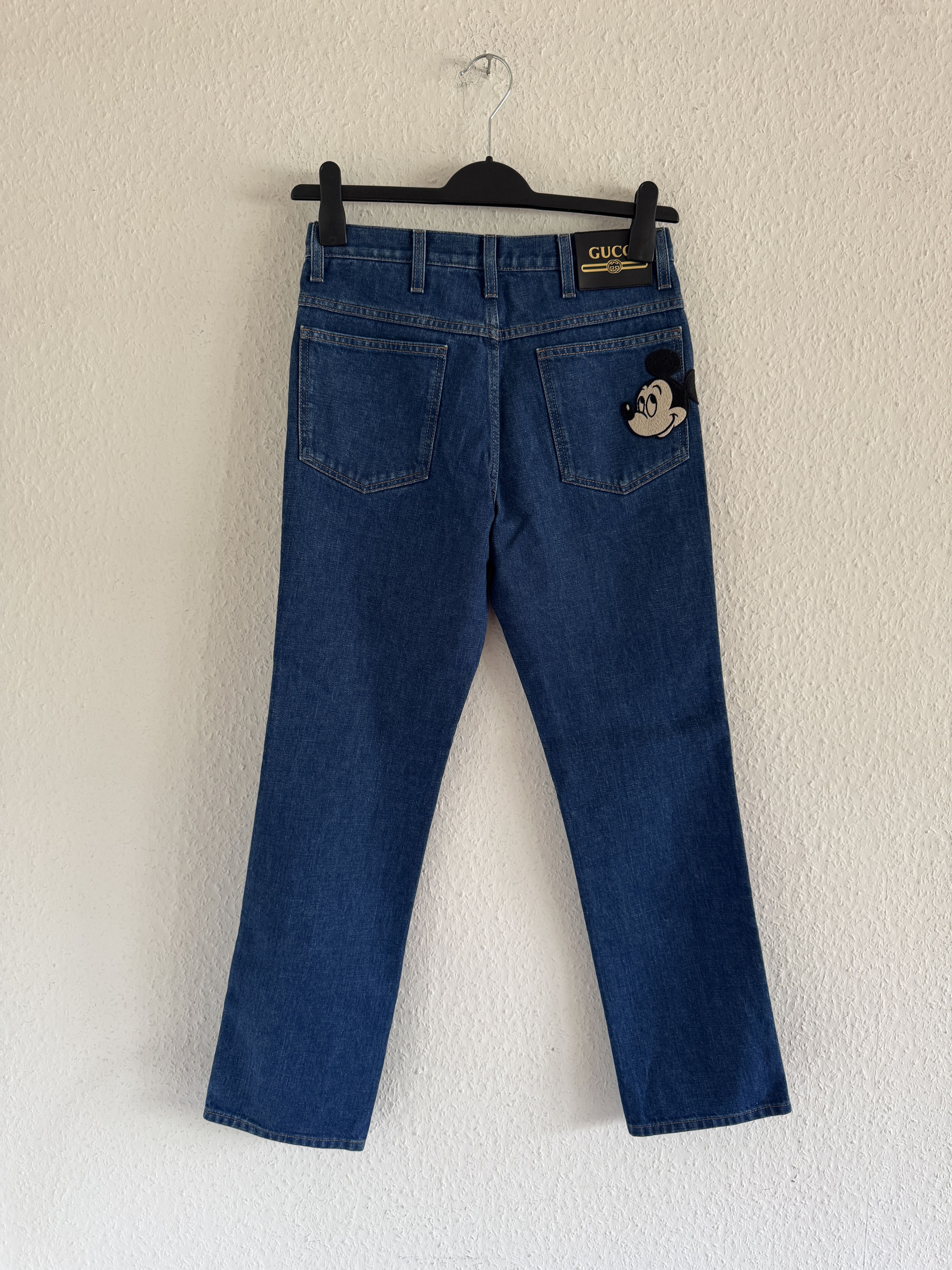 Gucci Mickey Embroidered Jeans Size US 30 / EU 46 - 6 Thumbnail