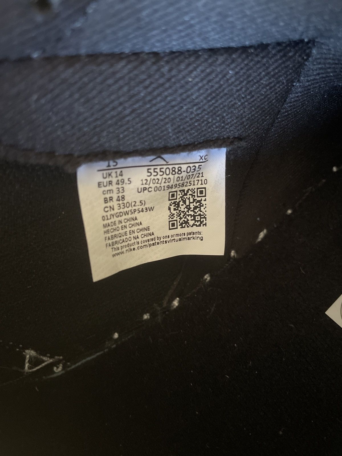 Nike Jordan 1 Retro High Shadow 2.0 Size US 15 / EU 48 - 6 Thumbnail