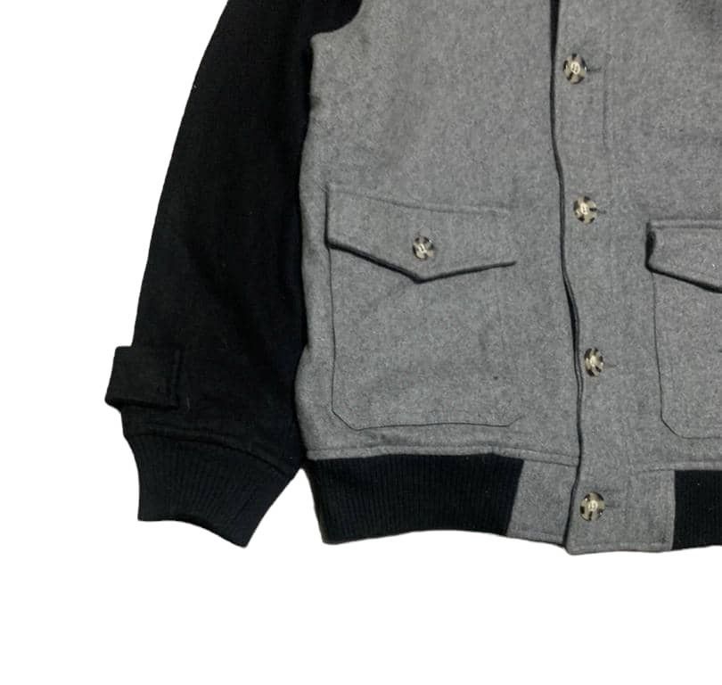 If Six Was Nine Japanese Brand Black Horse Wool Bomber Jacket Size US L / EU 52-54 / 3 - 2 Thumbnail