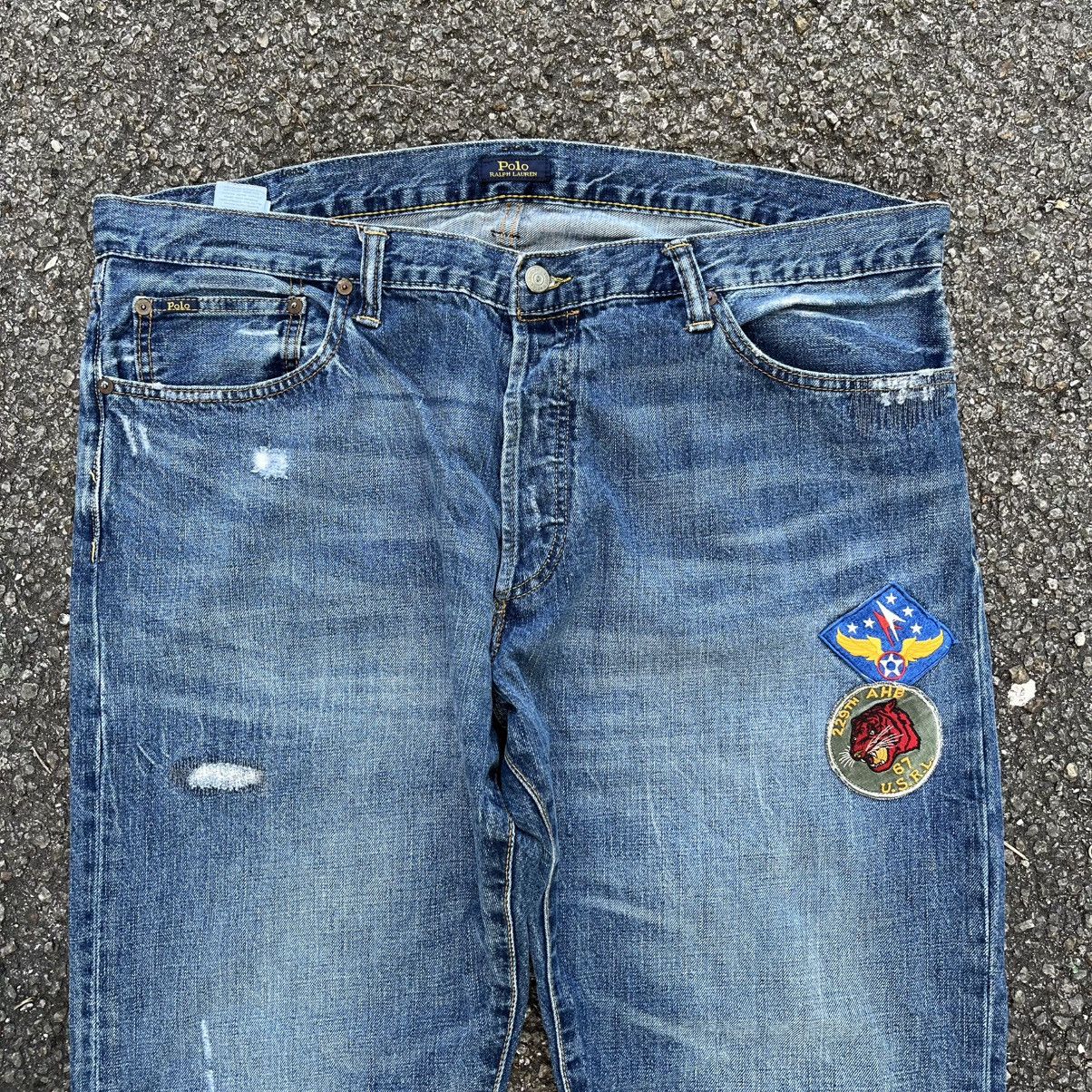Polo Ralph Lauren POLO RALPH LAUREN JEANS TIGER PATCH US RL 67 DISTRESS DENIM Size US 40 / EU 56 - 3 Thumbnail