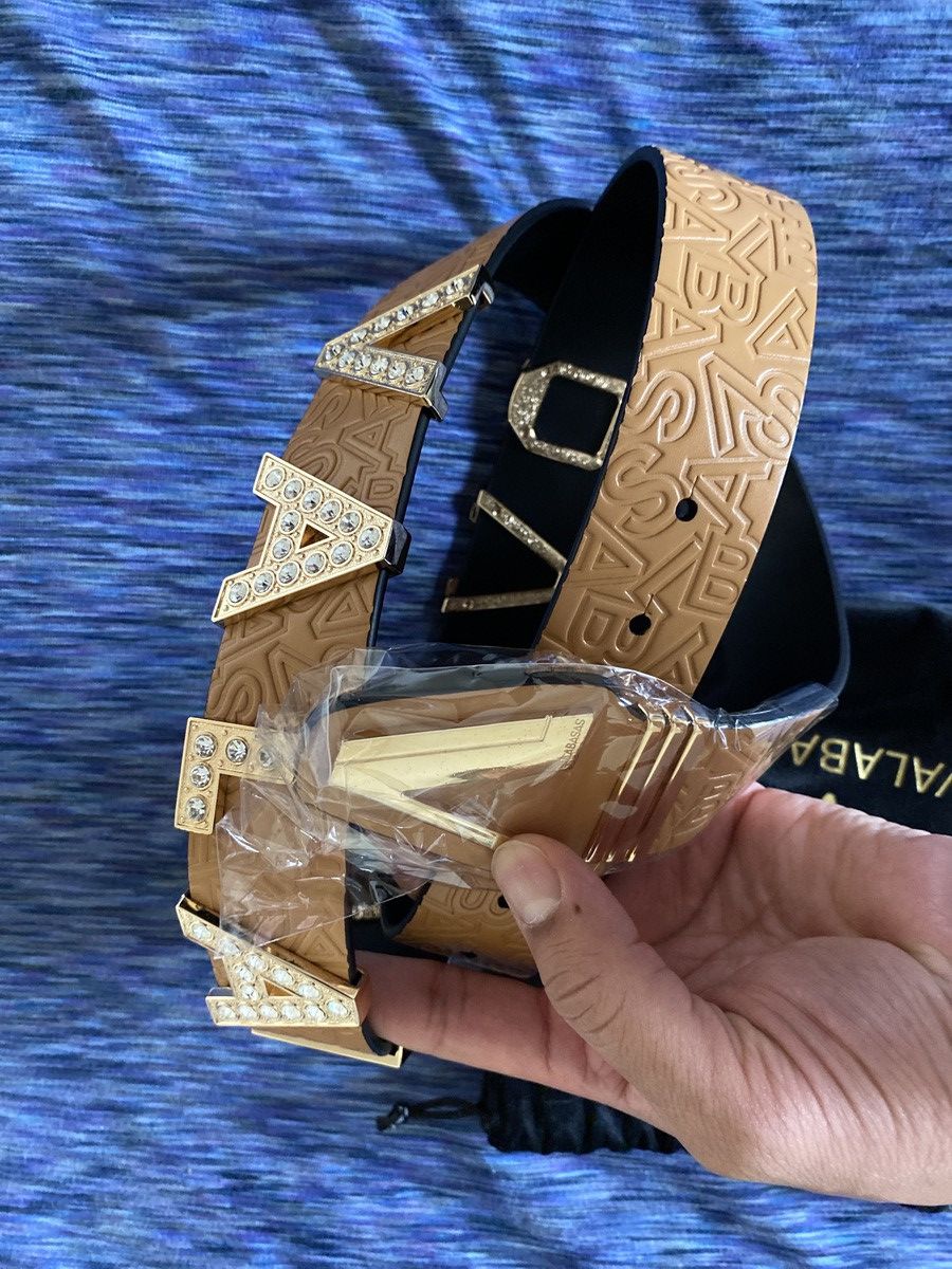 image of Valabasas Bust Down Rhinestones in Gold, Men's
