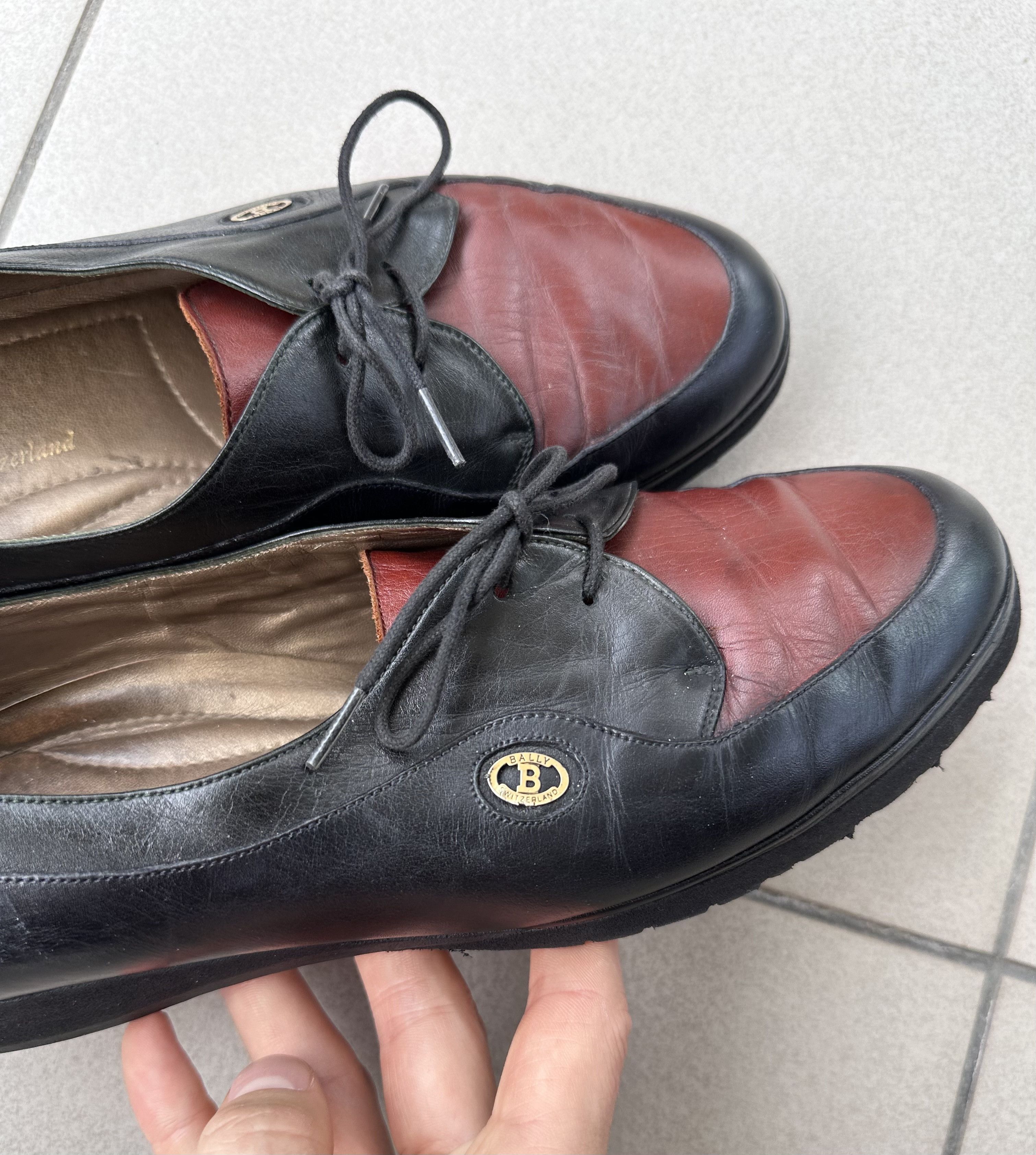 Bally Vintage Bally Italy leather flat shoes Size US 10 / IT 40 - 14 Thumbnail