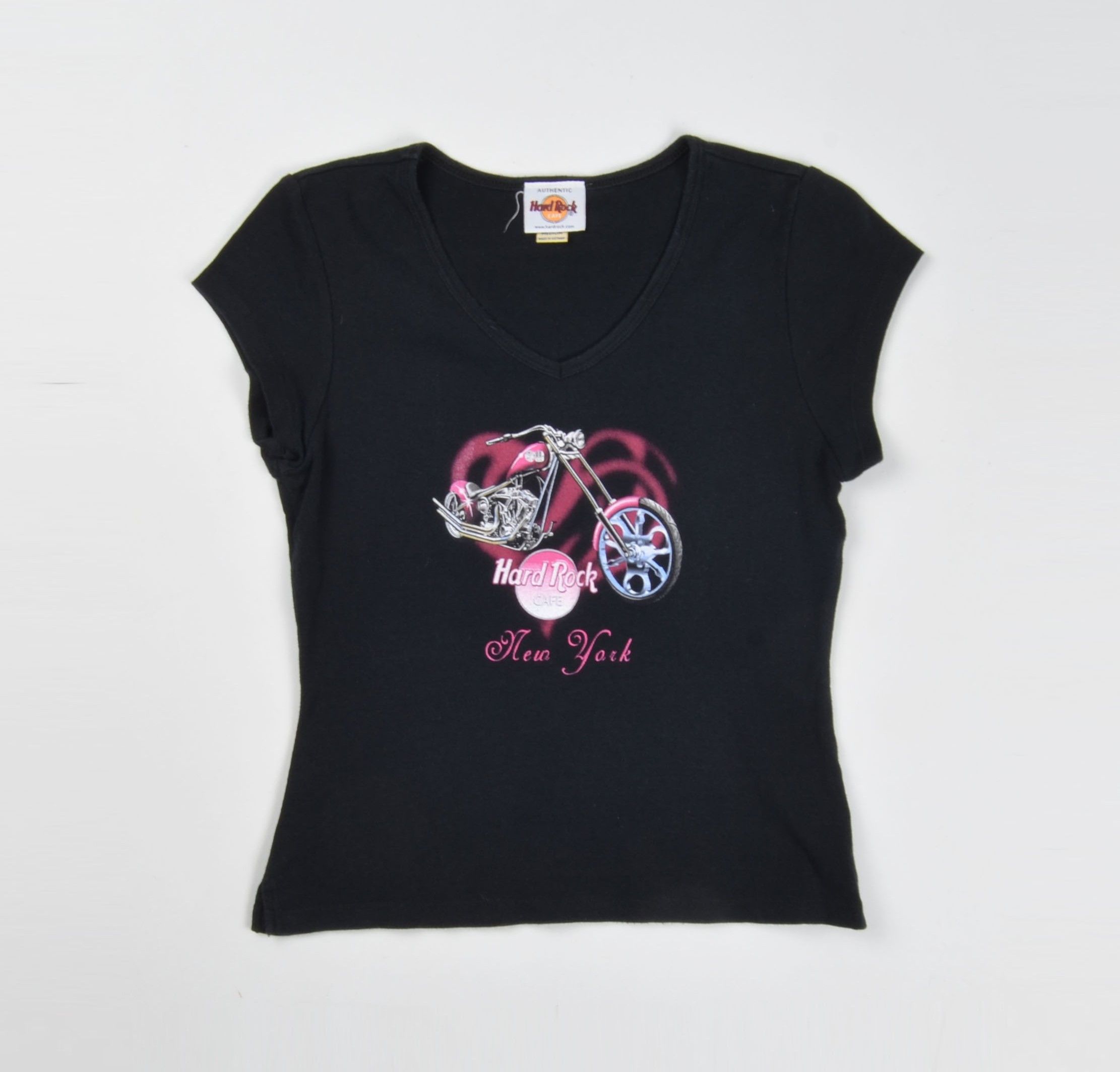 Harley Davidson Vintage Harley Davidson Y2K Cute Coquette V-Neck Top Size M / US 6-8 / IT 42-44 - 1 Thumbnail