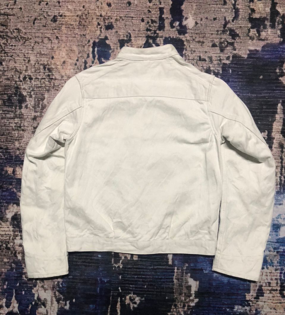 SCYE Scye Masterpiece Cotton Linen Cropped Jacket In White Size XS / US 0-2 / IT 36-38 - 3 Thumbnail