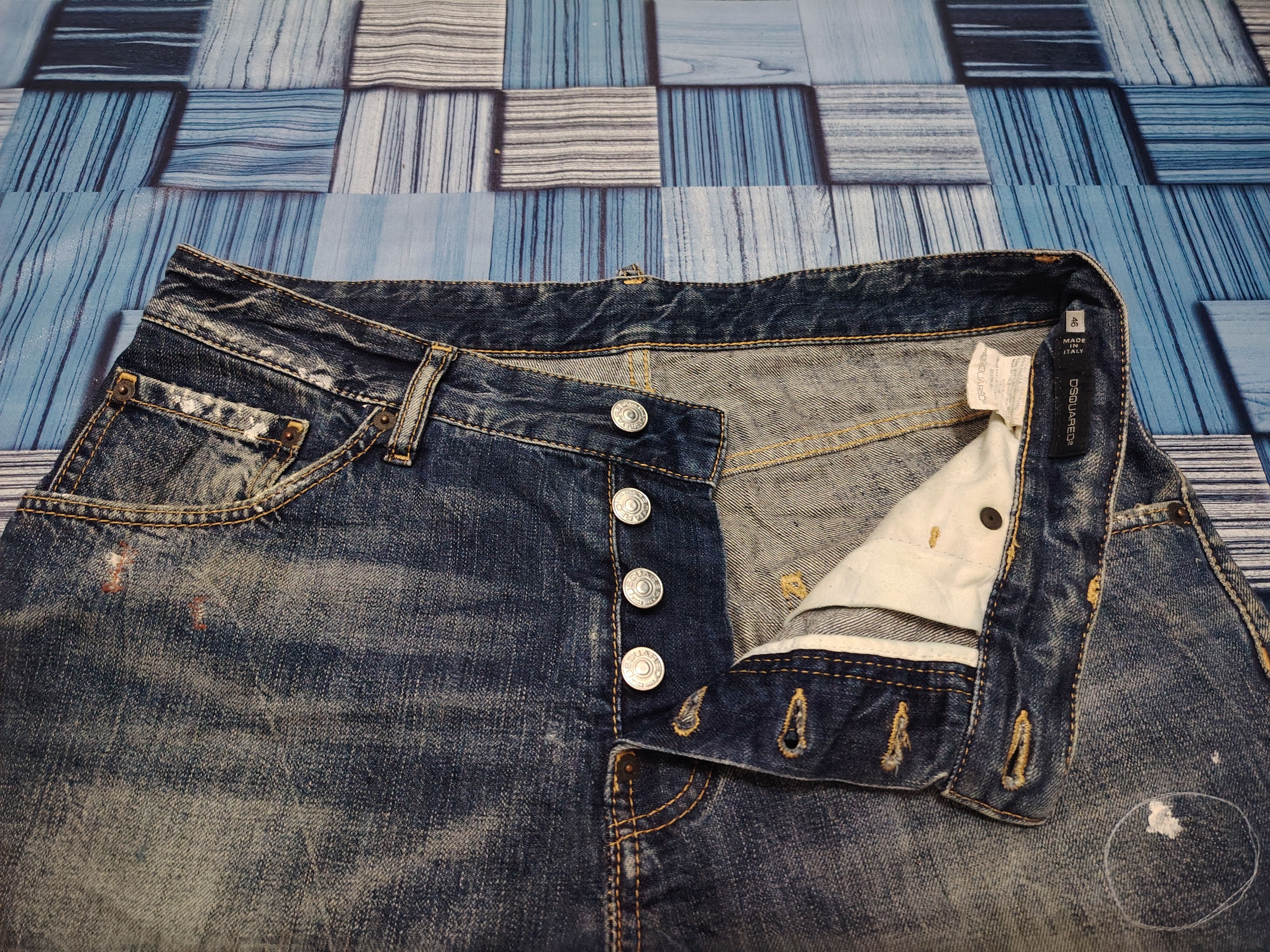 Dsquared2 Distressed Denim Dsquared2 Short Jeans Size US 33 - 7 Thumbnail