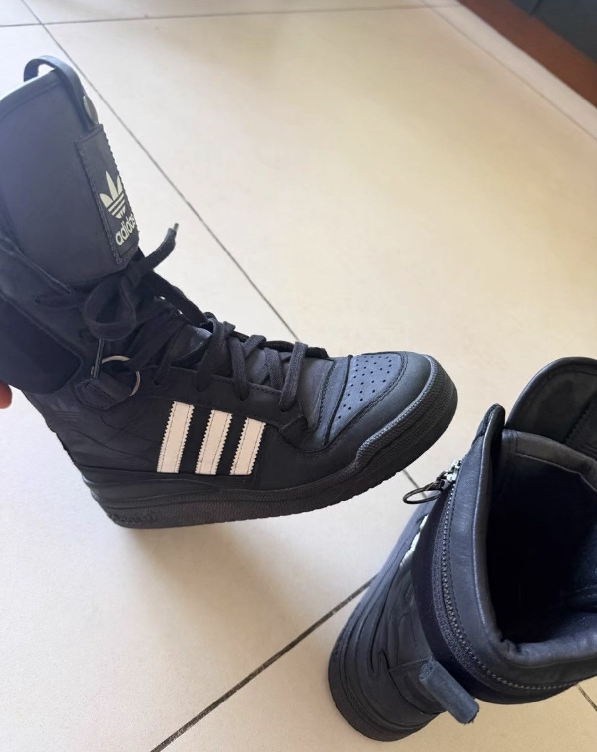 Adidas Adidas Jeremy Scott JS Tall Boy Boxing Shoes K37 Size US 7 / IT 37 - 2 Thumbnail