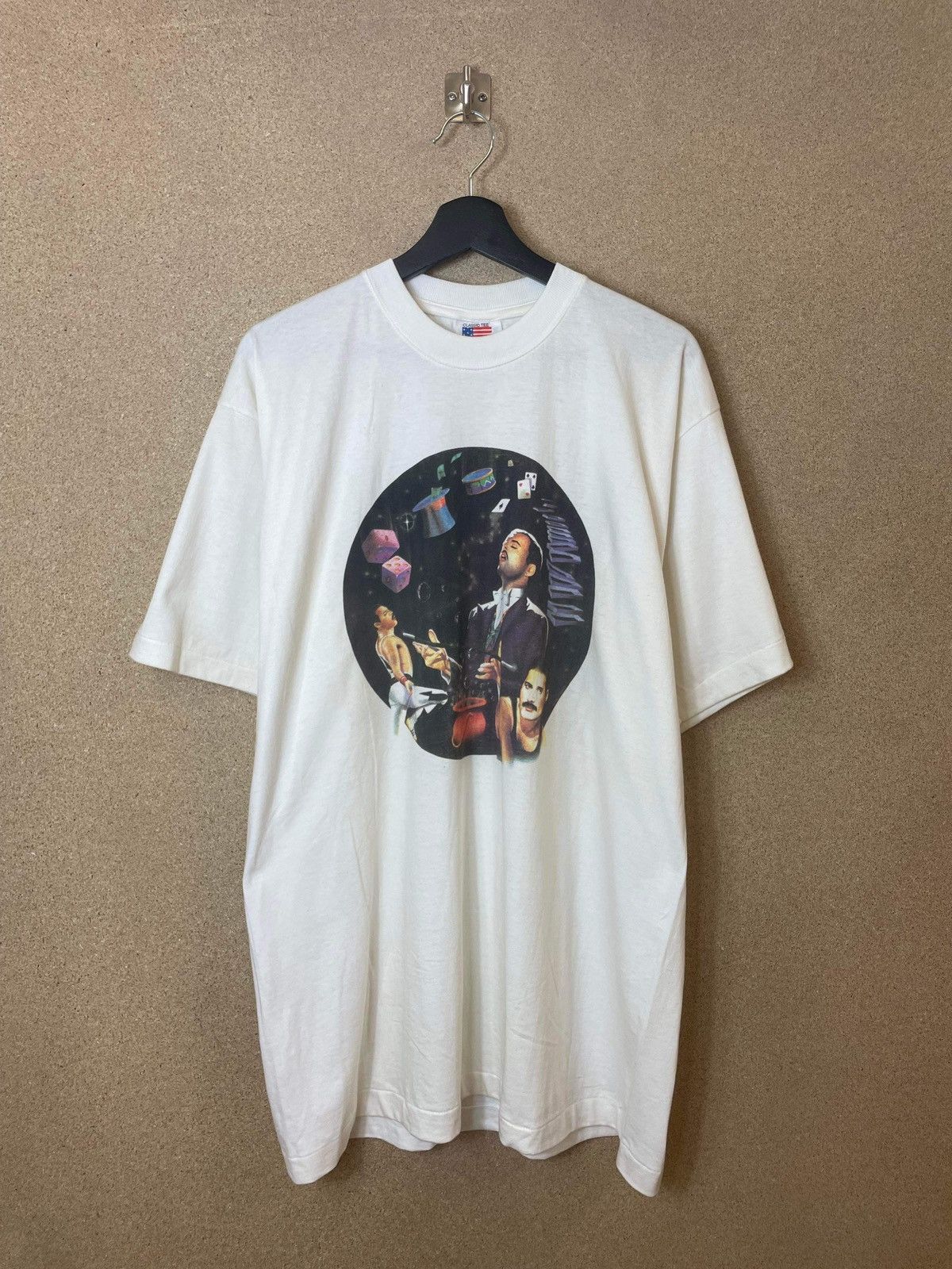 Band Tees × Vintage Vintage Freddie Mercury 90s Tee - XL Size US XL / EU 56 / 4 - 1 Thumbnail