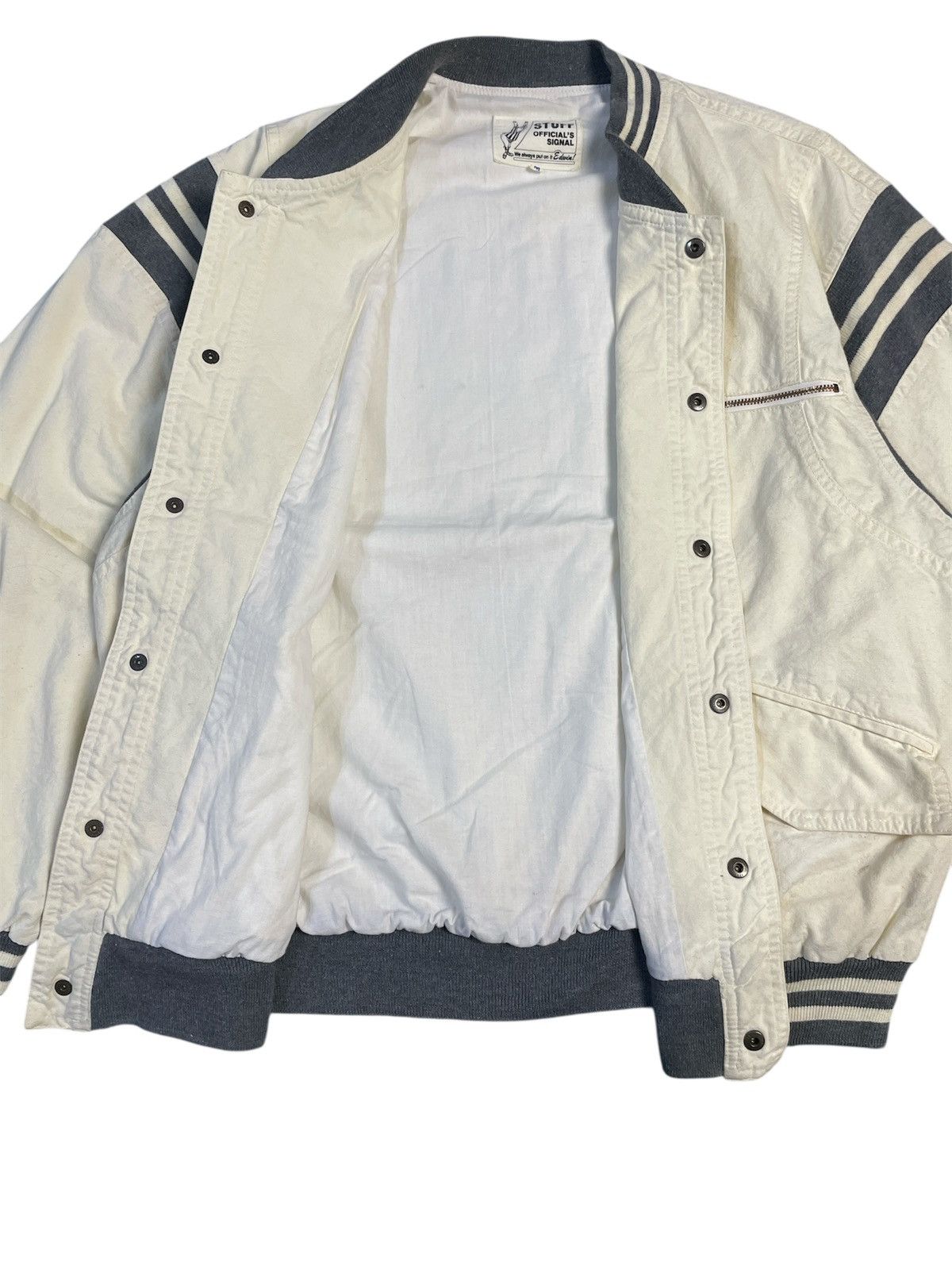 Japanese Brand Vintage Edwin Stuff “First Game” Baseball Varsity Jacket Size US M / EU 48-50 / 2 - 5 Thumbnail