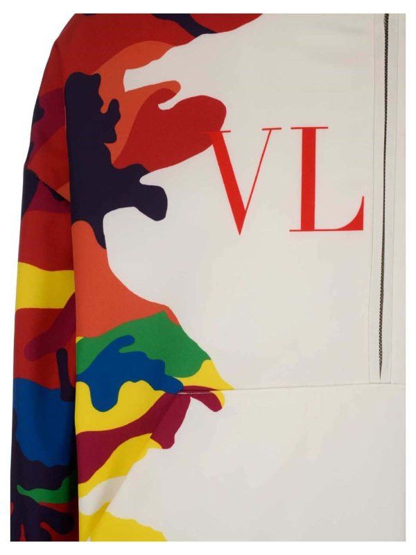 Valentino o1y0525 Logo Hooded Jacket in Multicolor Size US S / EU 44-46 / 1 - 2 Thumbnail