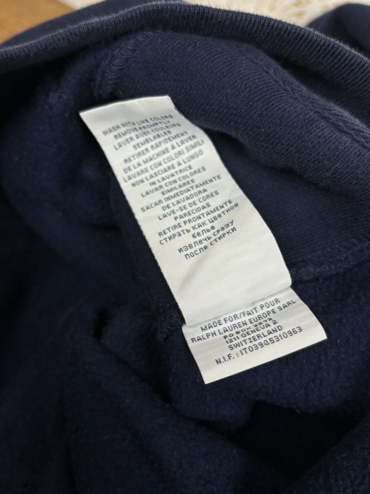 Polo Ralph Lauren Vintage Polo By Ralph Lauren Zip Hoodie Blue / Yellow Pony S Size US S / EU 44-46 / 1 - 9 Thumbnail