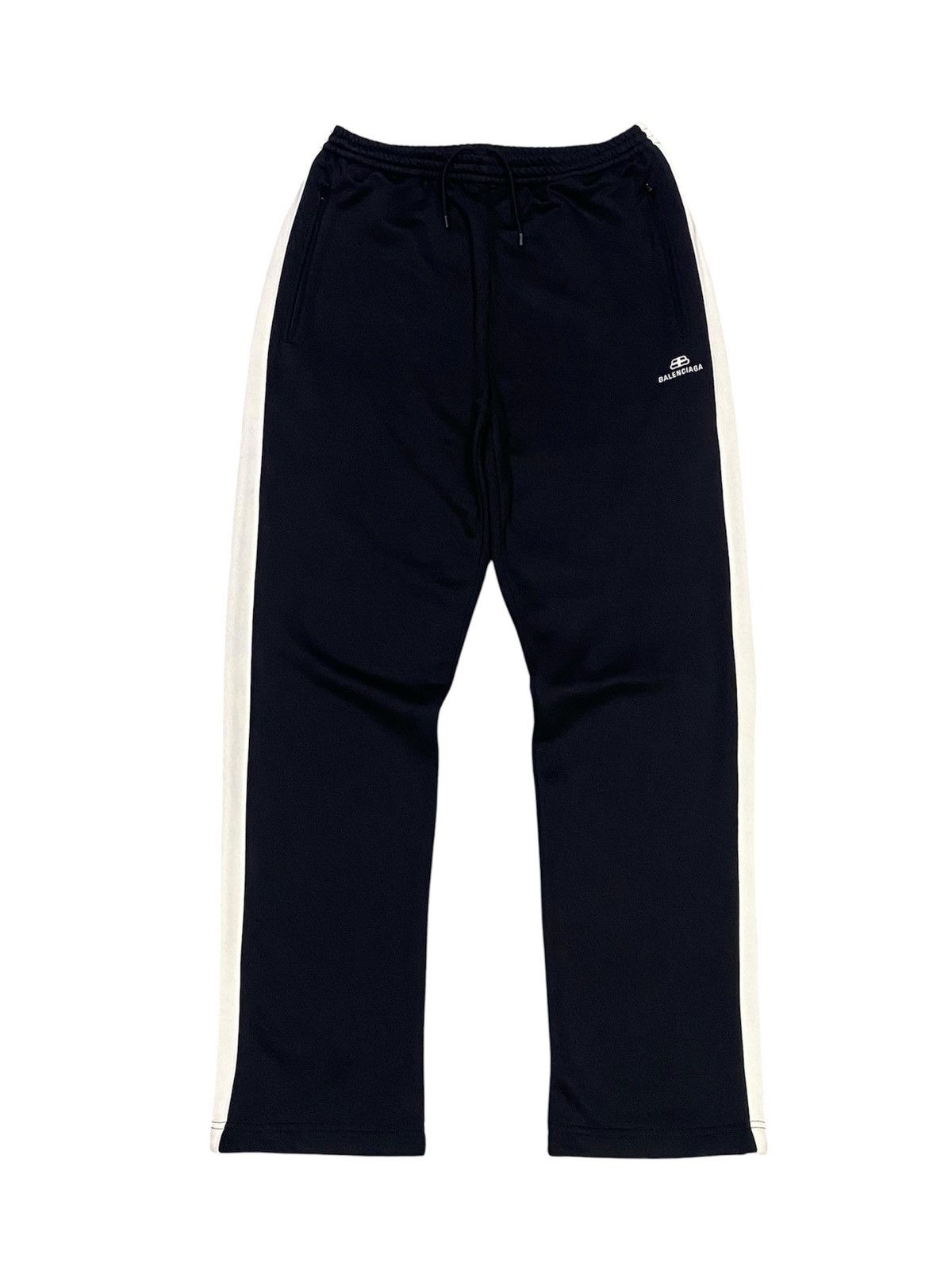 Balenciaga Balenciaga BB Embroidered Black Tracksuit Stretchable Pants Size US 33 - 3 Thumbnail