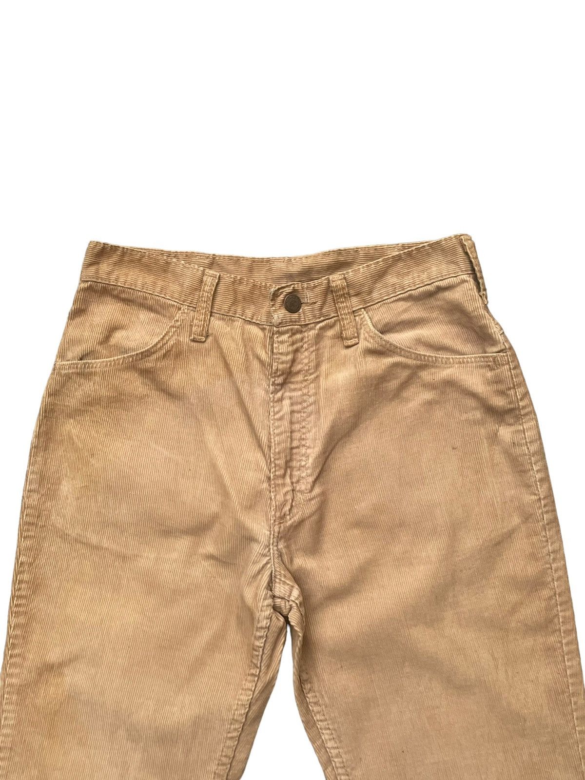 Rustler × Vintage × Wrangler Vintage 70’s Flare Rustler Wrangler Coduroy Size US 29 - 3 Thumbnail