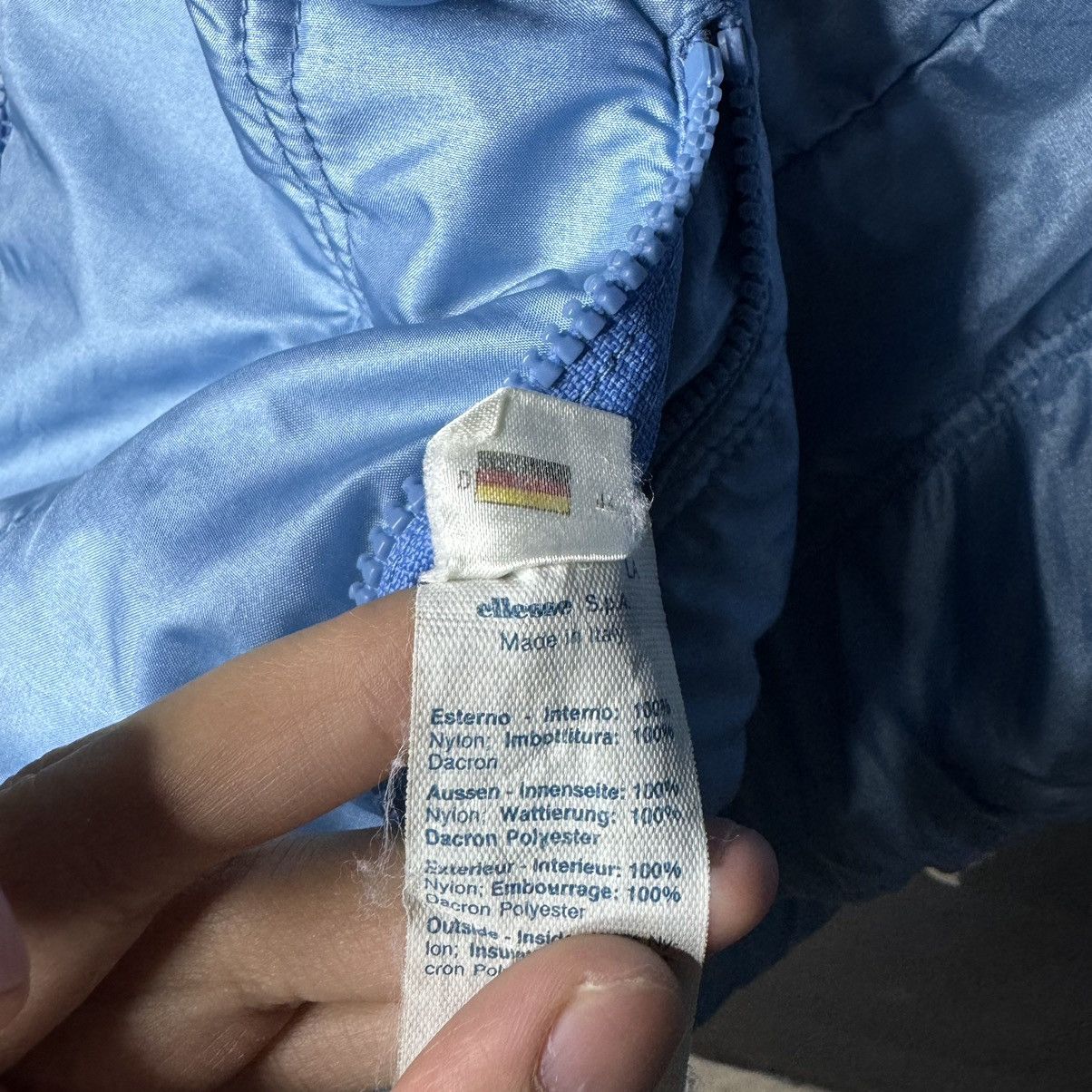 Ellesse Vintage Ellesse 80's Reversible Puffer Jacket Made in Italy Size US XS / EU 42 / 0 - 4 Thumbnail