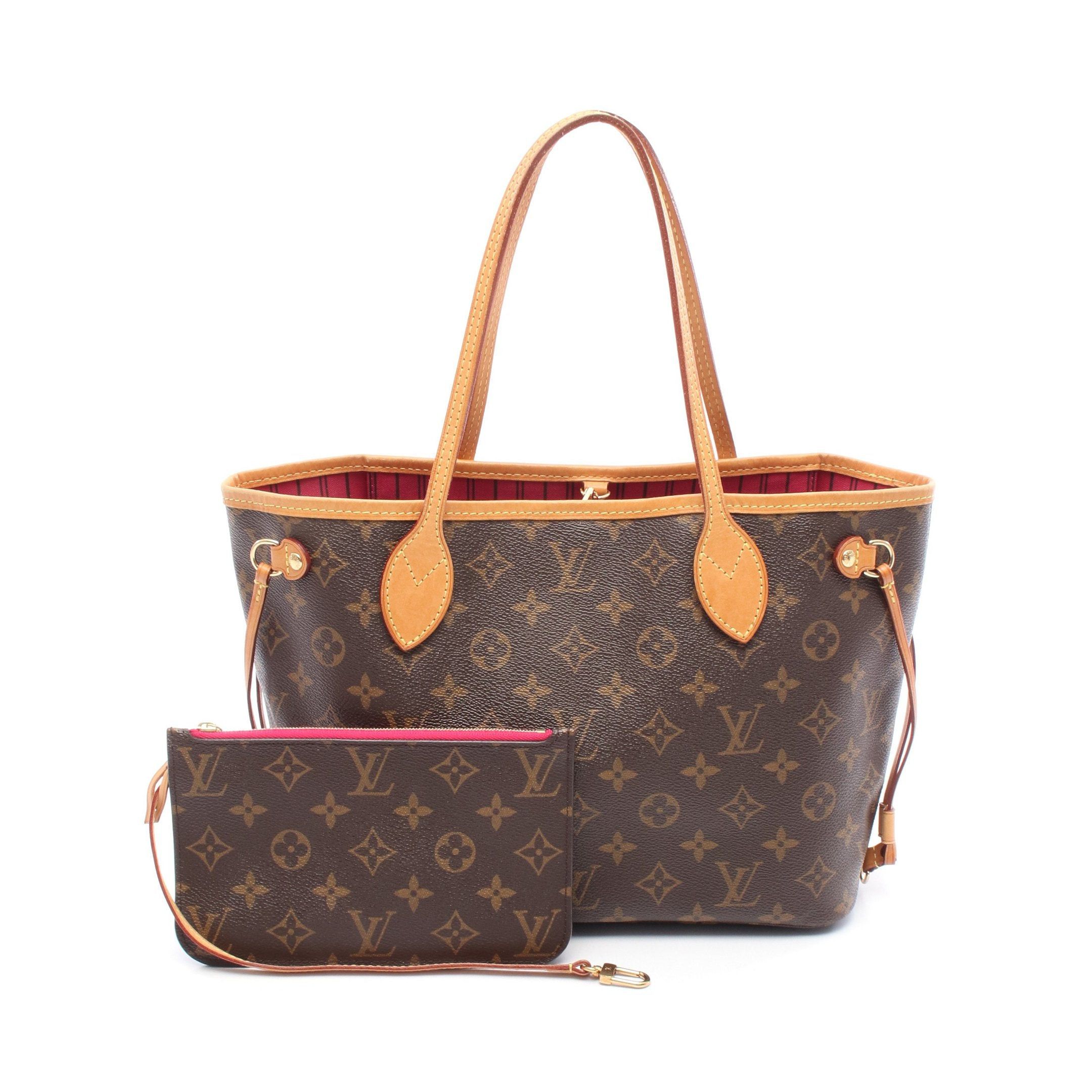 Louis Vuitton Louis Vuitton Neverfull Pm Monogram Pivoine Handbag Tote Bag Leather Brown Size ONE SIZE - 1 Thumbnail