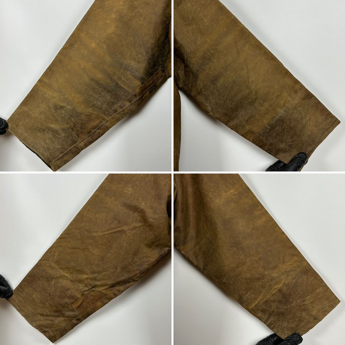 Barbour Vintage Barbour Beaufort Olive Brown Waxed Coat Jacket Size US XXL / EU 58 / 5 - 22 Thumbnail