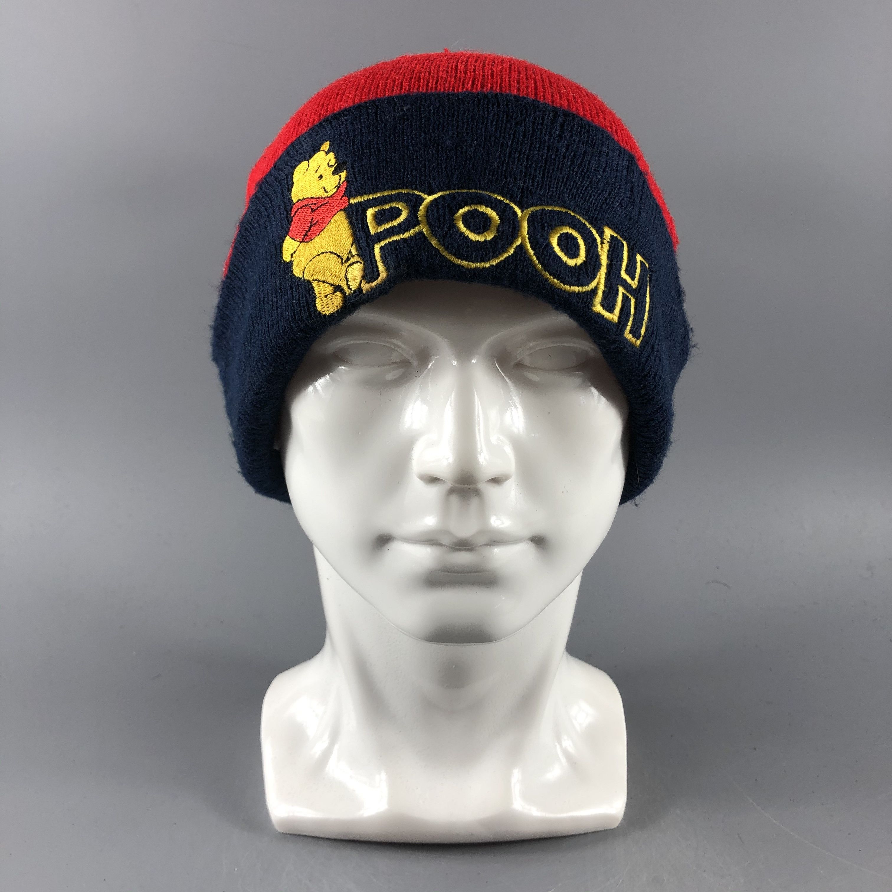 image of Pooh Hats Disney Beanie Cartoon Snow Hat Snow Cap B, Men's
