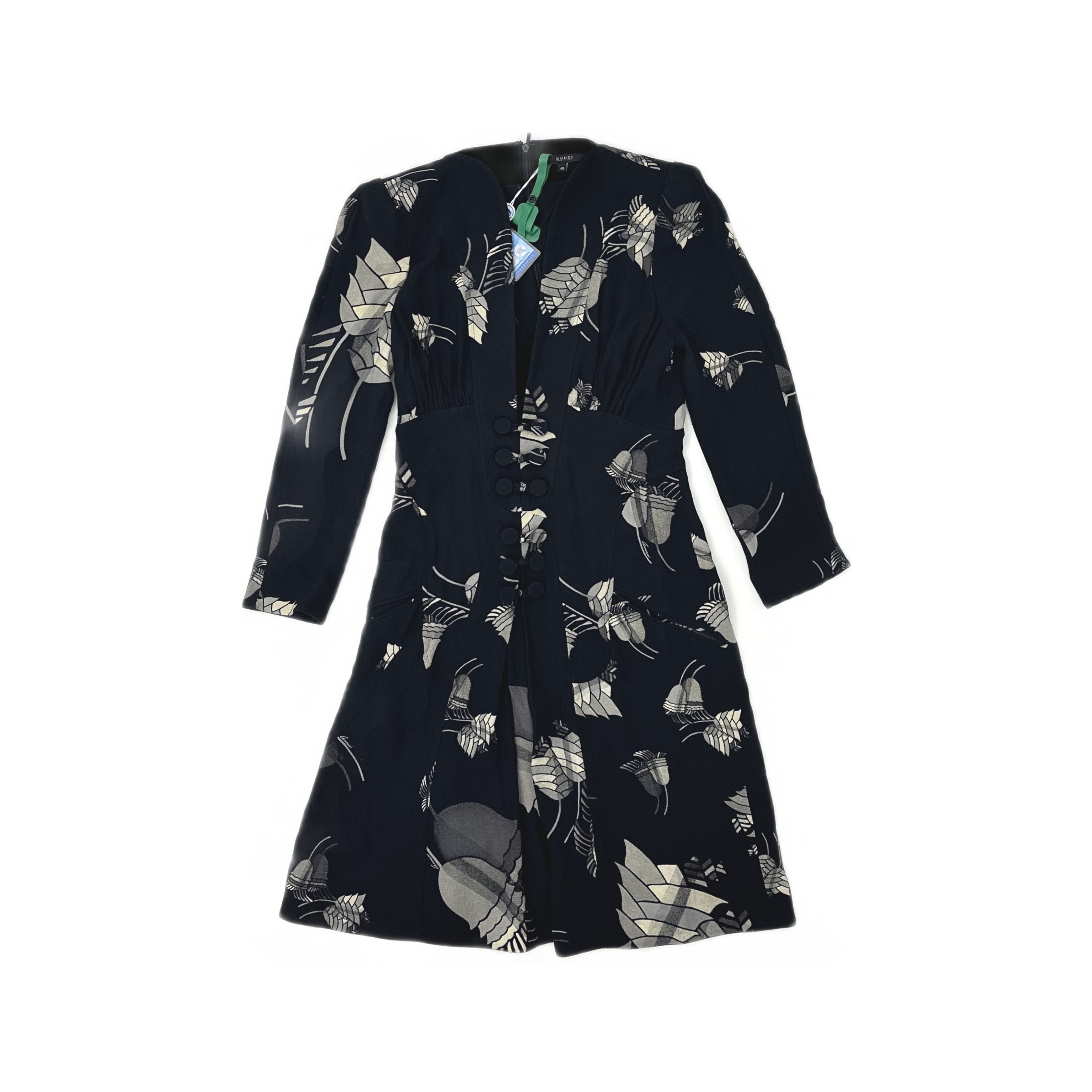 Gucci Gucci Floral Print Midi Dress Size 40 Size S / US 4 / IT 40 - 1 Thumbnail