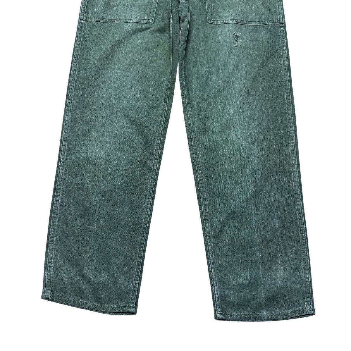 Vintage Vintage US Army OG107 Poplin Fatigue Pants Namwar Size US 28 / EU 44 - 6 Thumbnail