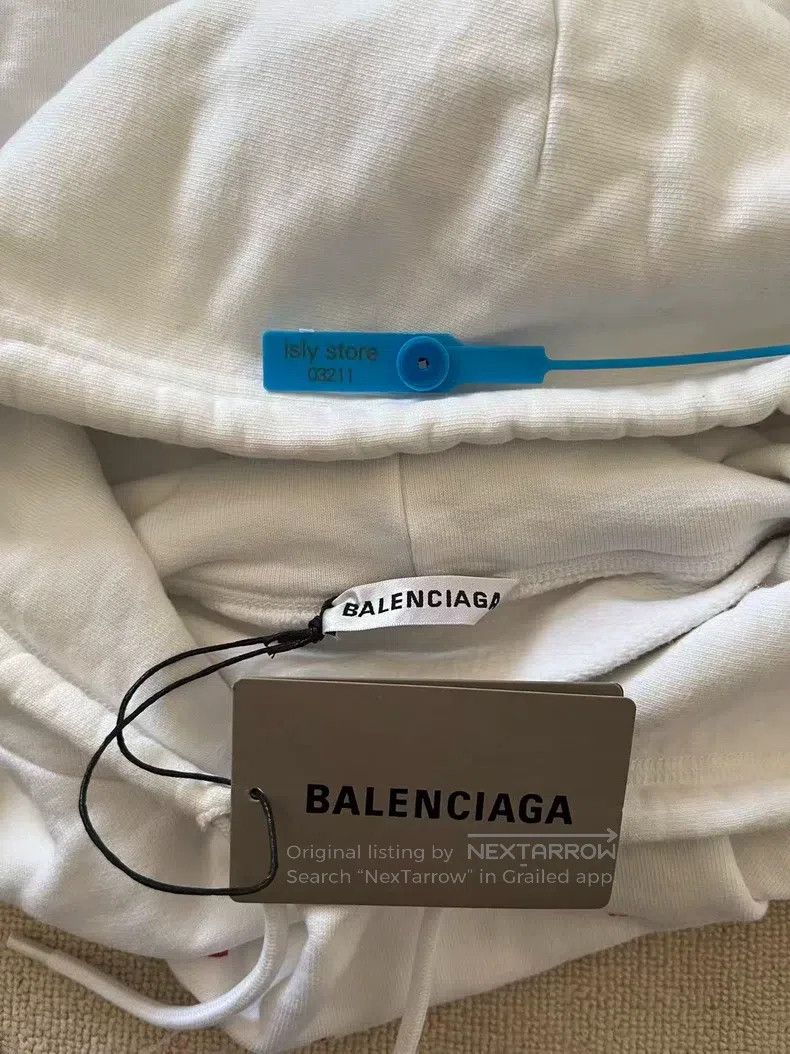 Balenciaga Balenciaga Classic Logo Marked Hooded Long Sleeve Sweatshi Size XS / US 0-2 / IT 36-38 - 5 Thumbnail