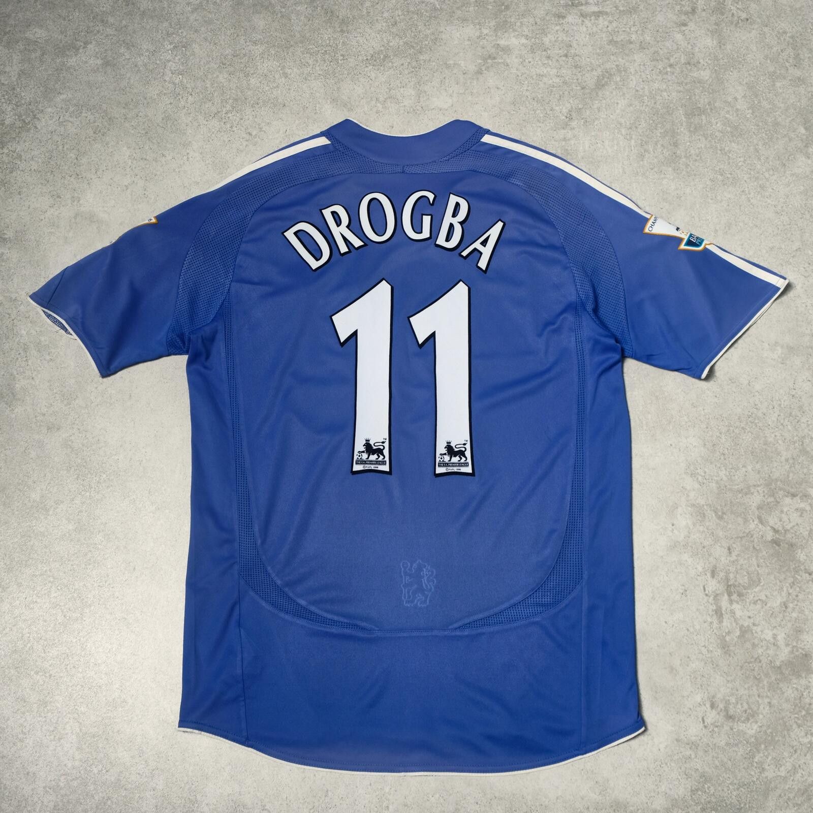 Adidas 2006/08 Chelsea Home Shirt Adidas Drogba (L) Size US L / EU 52-54 / 3 - 1 Thumbnail