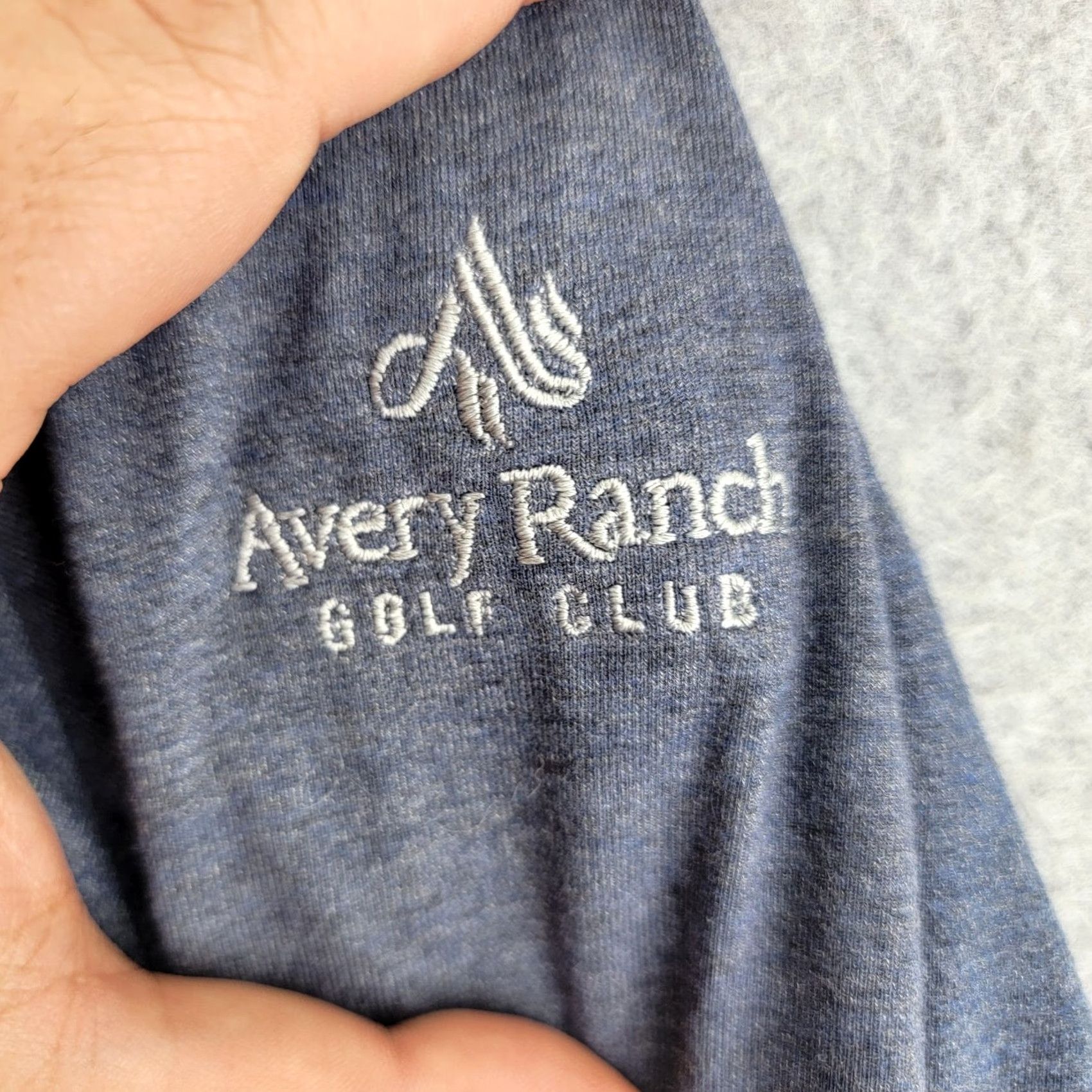 TravisMathew Travis Mathew Sweatshirt Mens Large Blue Mock Neck Zip Pullover Golf Embroidered Size US L / EU 52-54 / 3 - 2 Thumbnail