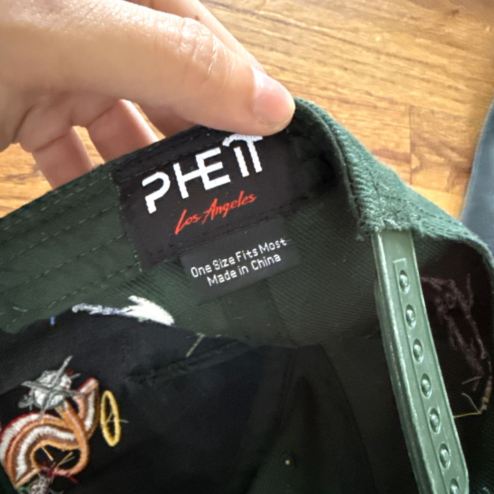 Vintage PHEIT Seattle Snapback Cap Green Men One Size Cap Green Size ONE SIZE - 8 Thumbnail