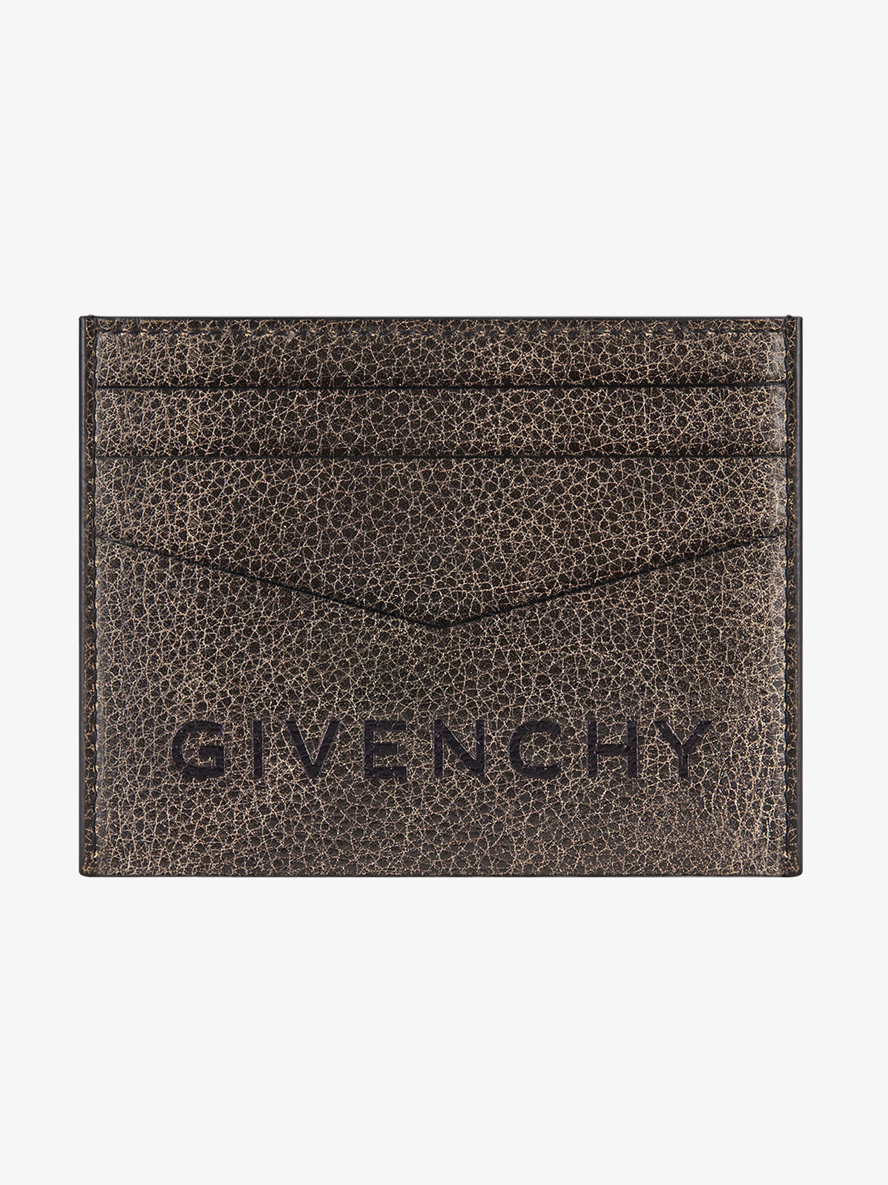 Givenchy o1srvl11e0925 Size: OS / Card Holder in Crackled Leather Size ONE SIZE - 3 Thumbnail