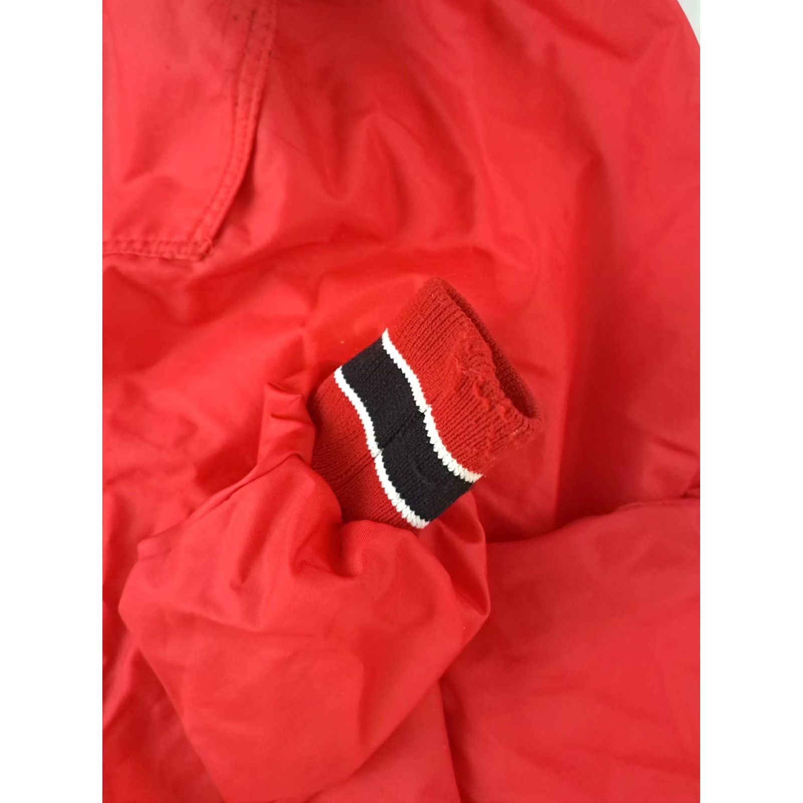 Red Wing VINTAGE DeLong Detroit Red Wings 1/4 Zip Pullover Bomber Jacket L Size US L / EU 52-54 / 3 - 6 Thumbnail