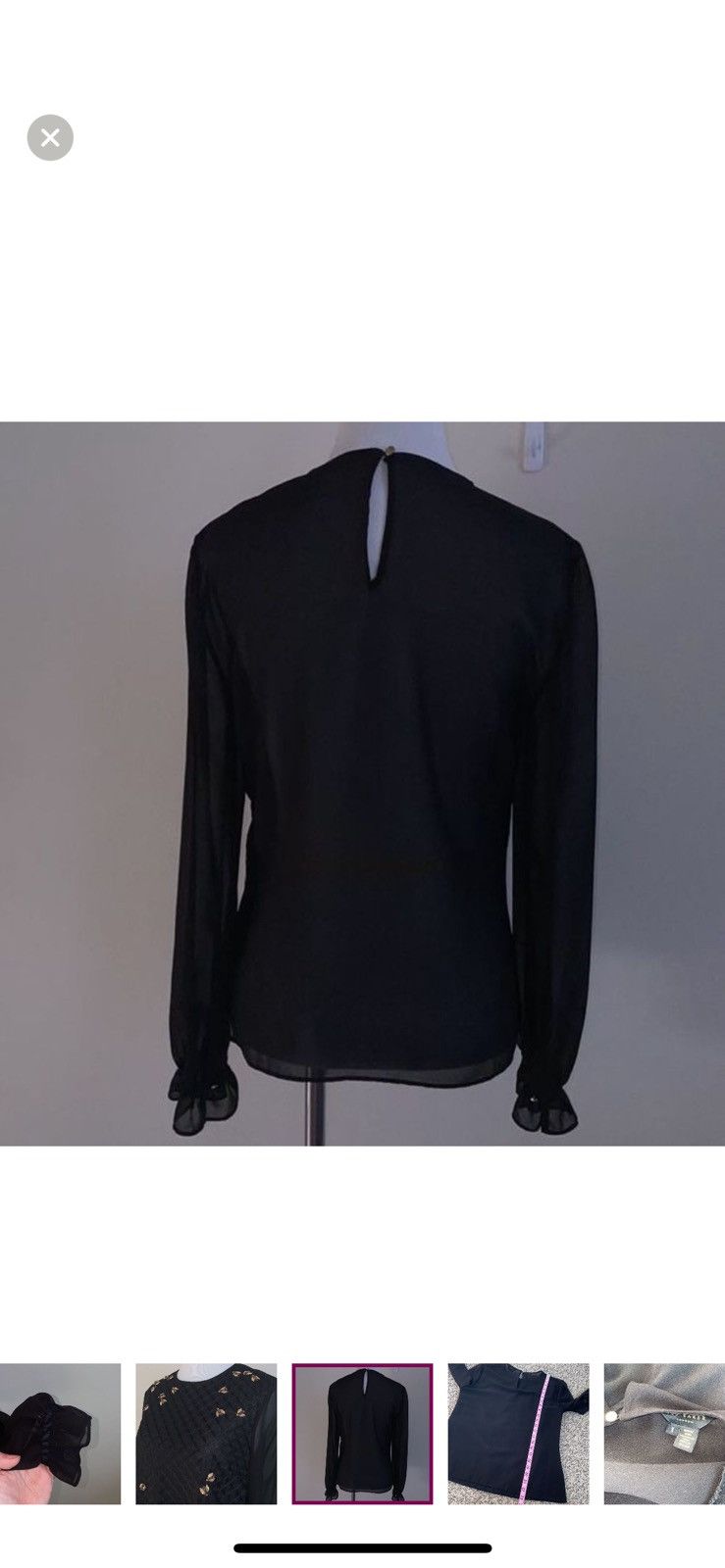 Ted Baker Ted baker London bee jeweled blouse size 4 Size S / US 4 / IT 40 - 3 Thumbnail