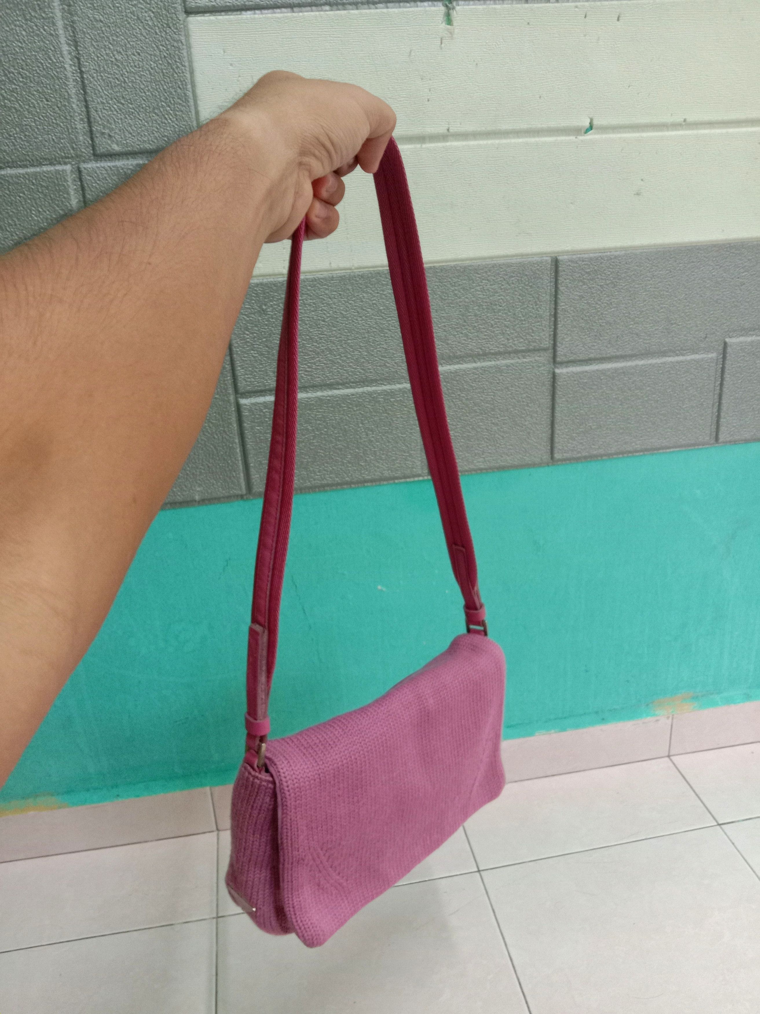 Prada Authentic Prada Baguette Knitwear Bag Size ONE SIZE - 19 Thumbnail