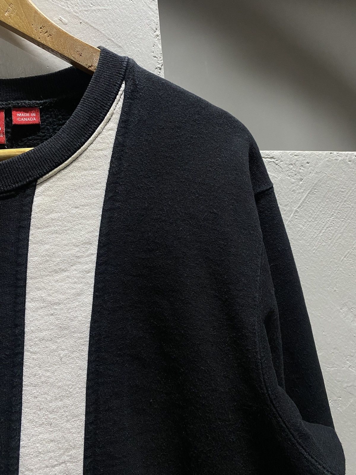 Supreme FW13 Supreme Vertical Logo Panel Crewneck Size US M / EU 48-50 / 2 - 3 Thumbnail