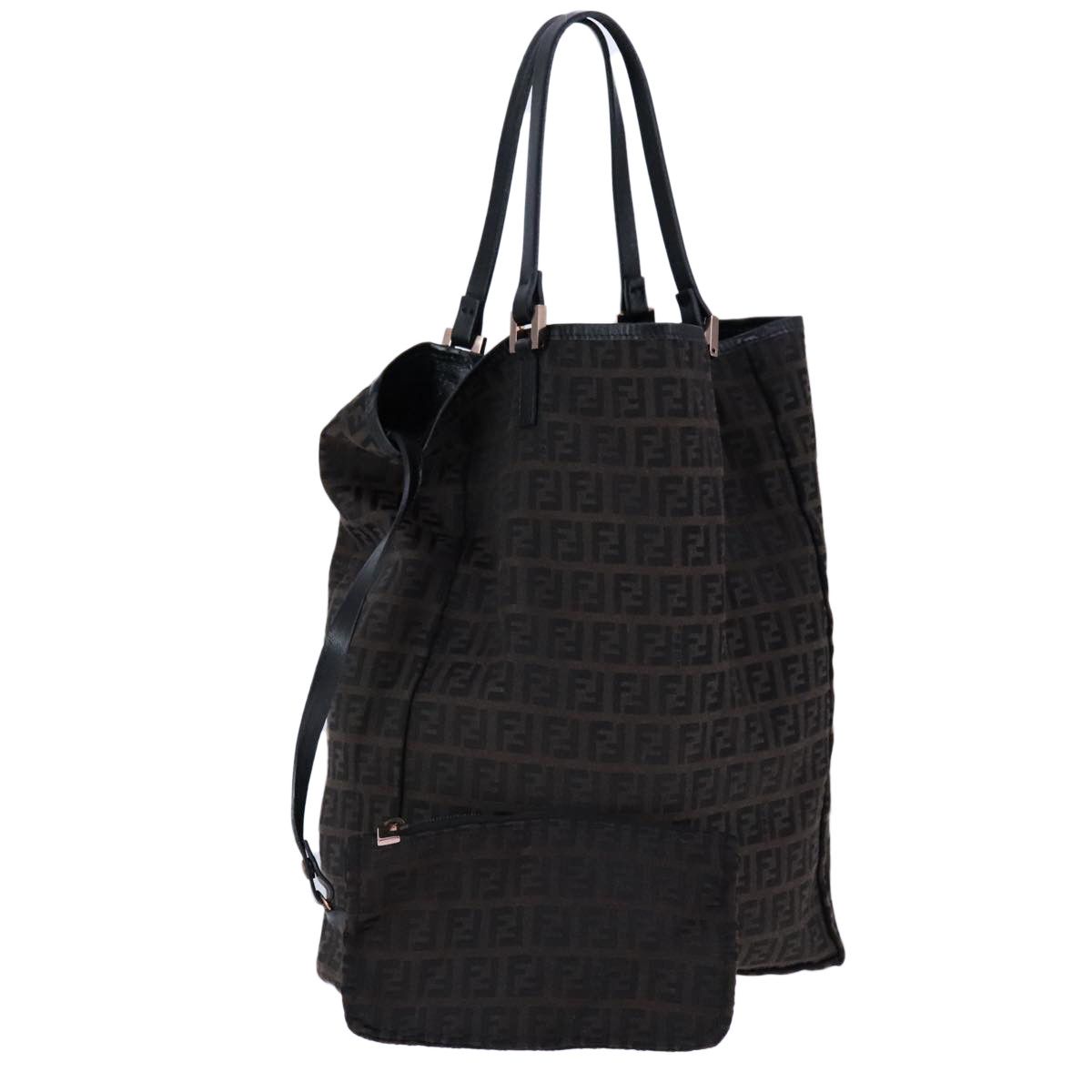 Zucchino Brown Canvas Tote Bag (Pre-Owned)