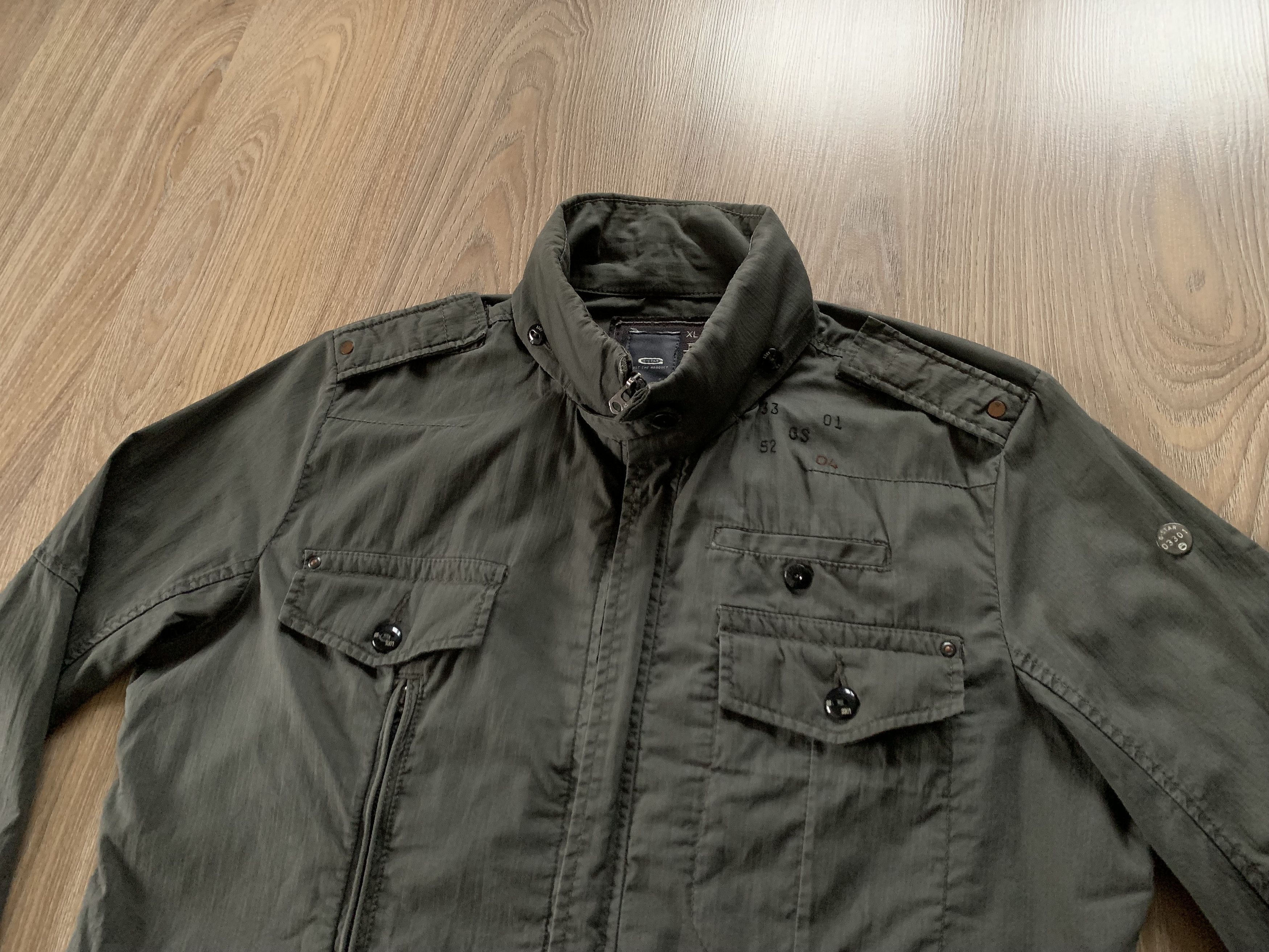G-Star Vintage Khaki G-Star Raw Light Jacket Military Size US L / EU 52-54 / 3 - 5 Thumbnail