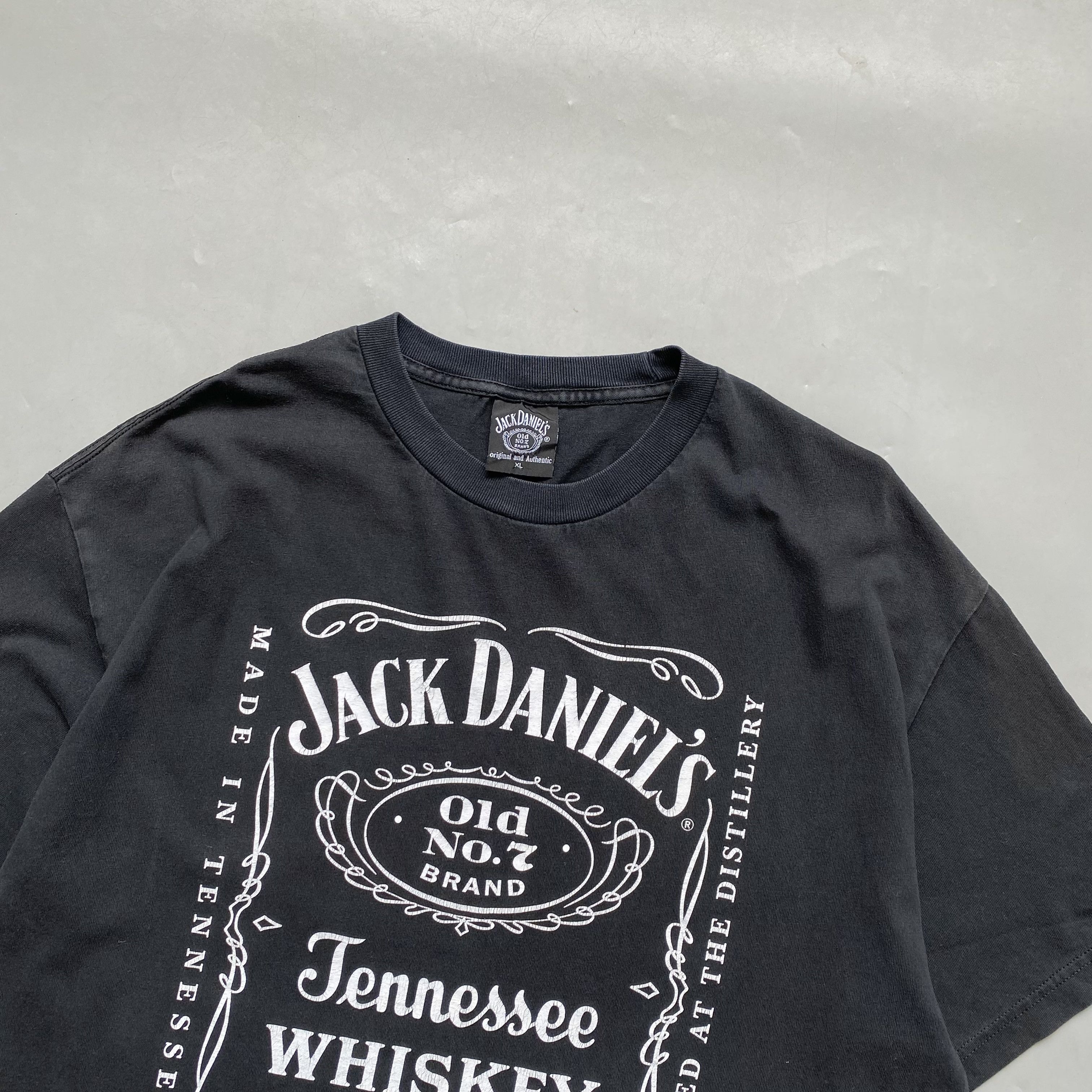 Vintage 🥃 Vintage 90s Jack Daniels Old No.7 Whiskey promo tee Size US L / EU 52-54 / 3 - 2 Thumbnail