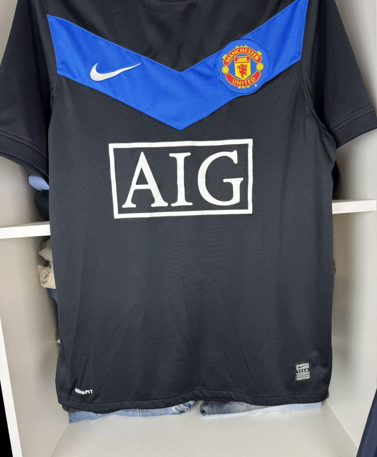 Nike Nike Manchester United 2009 2010 Away Shirt Soccer Jersey Size US S / EU 44-46 / 1 - 13 Thumbnail