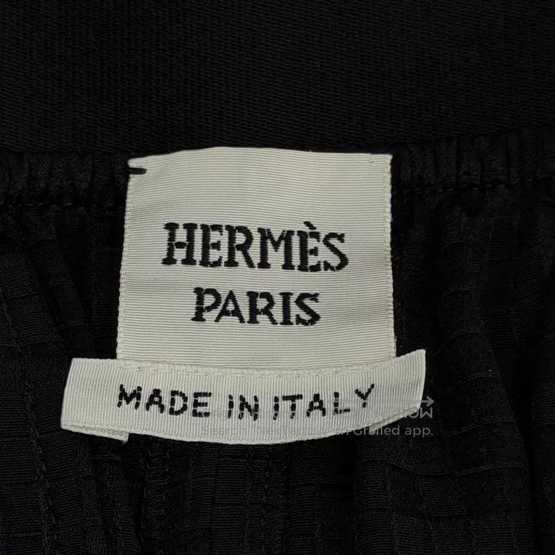 Hermes Hermes Black Silk Long Trousers Size 25" / US 0 / IT 36 - 5 Thumbnail