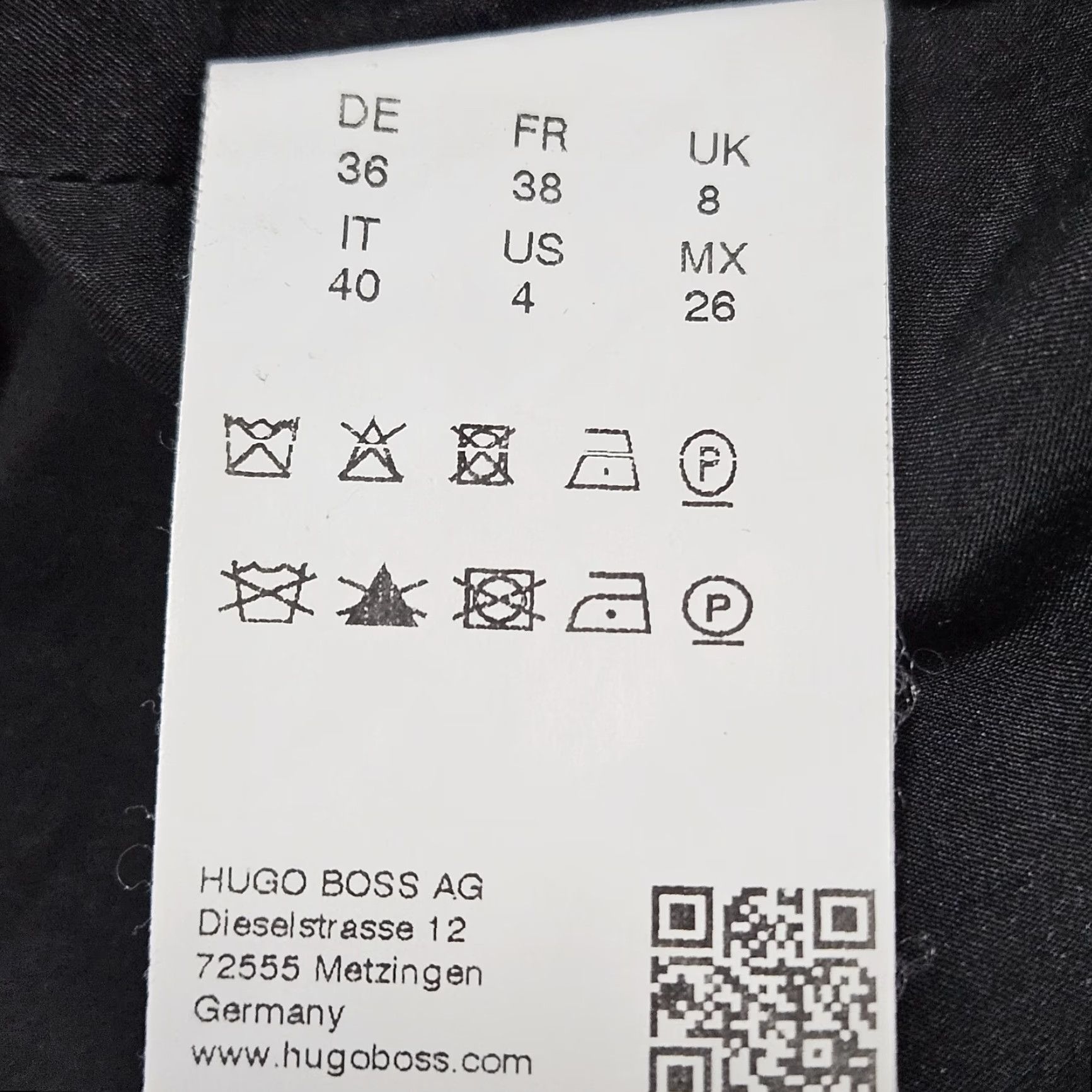 Hugo Boss VINTAGE Boss Hugo Boss Grey Lined Slit Back Zipped Straight Knee Length Skirt 4 Size 27" / US 4 / IT 40 - 4 Thumbnail