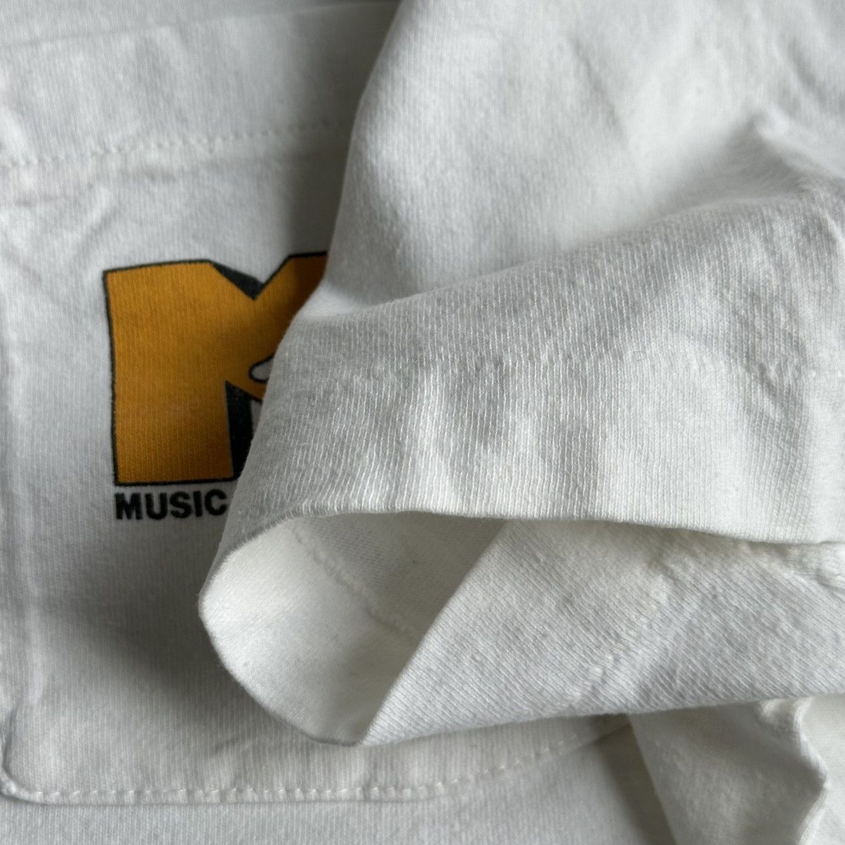 Vintage 90s Mtv Pocket Single Stitch Promo Tee